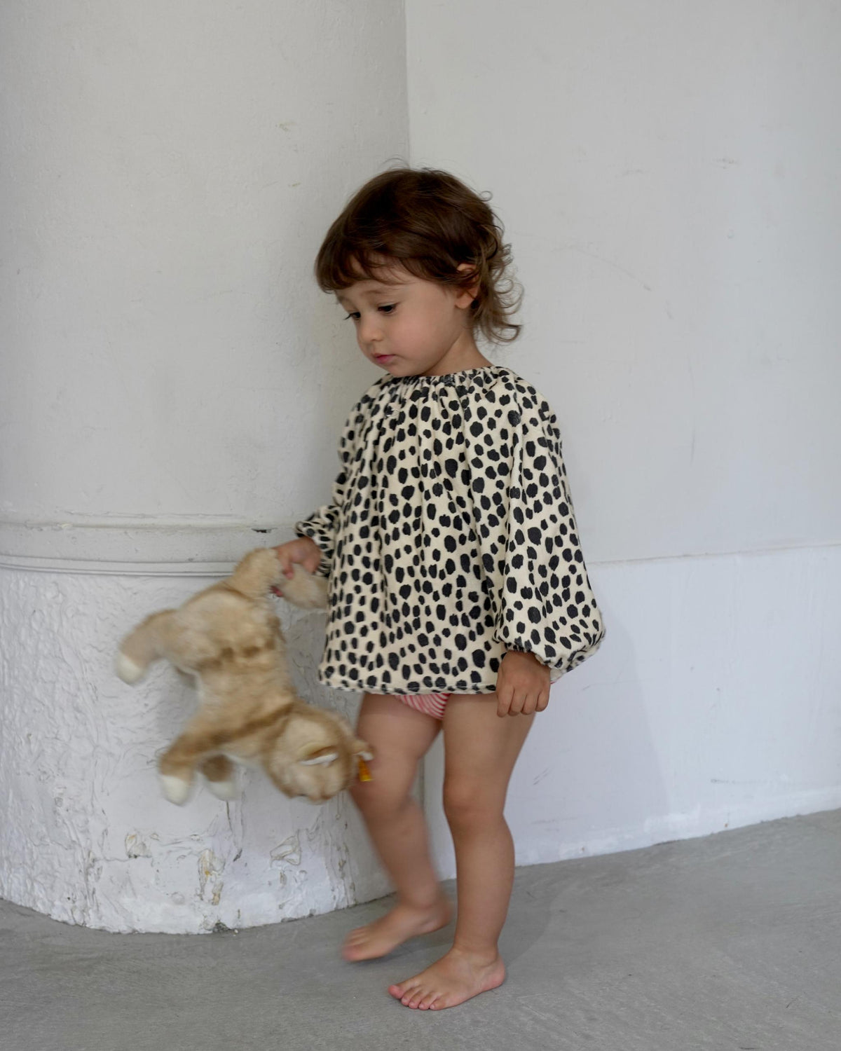 【 9.11 21:00〜NEW 】CAMILAPOLE Tone Leopard SmockTop
