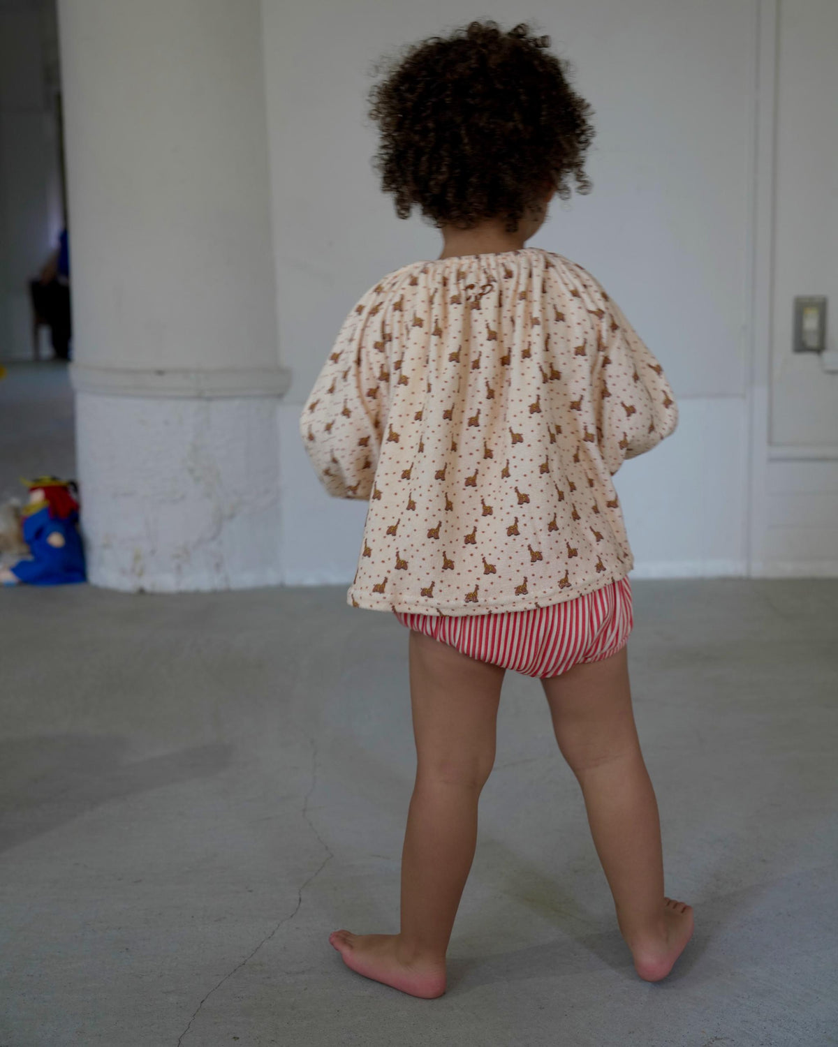 【 9.11 21:00 Launch 】CAMILAPOLE Caramel Giraffe Smock Top