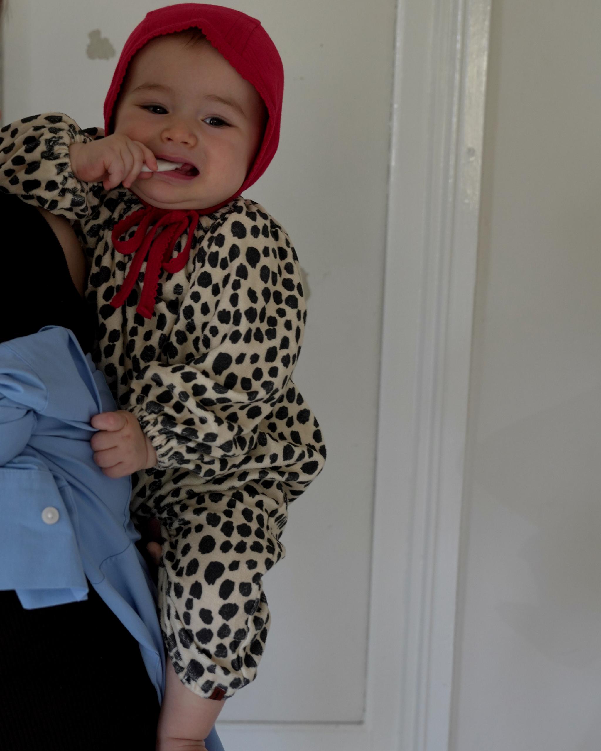 【 9.11 21:00 Launch 】CAMILAPOLE Tone Leopard Smock Romper