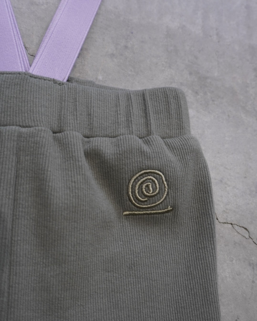 paperbalm  Flared pants with suspenders