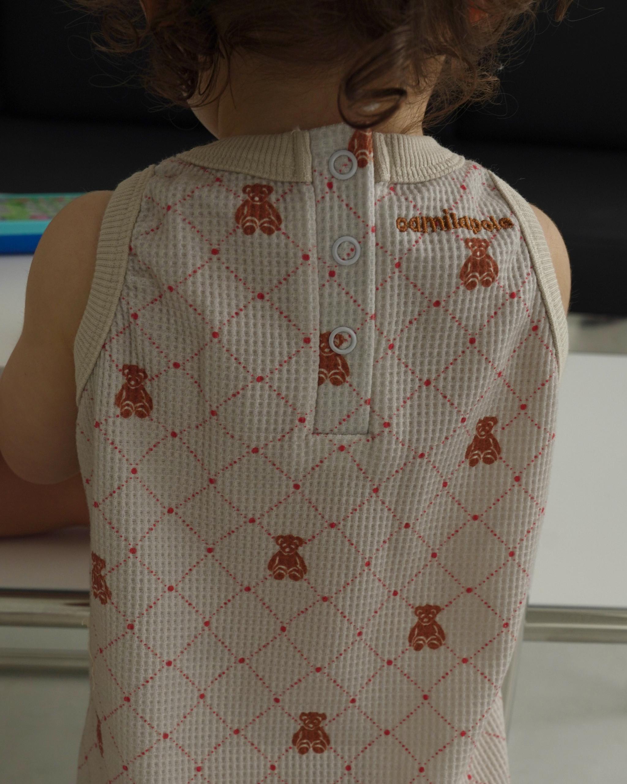 【 6.19 21:00〜Launch 】CAMILAPOLE Biscuit Bear Thermal Romper