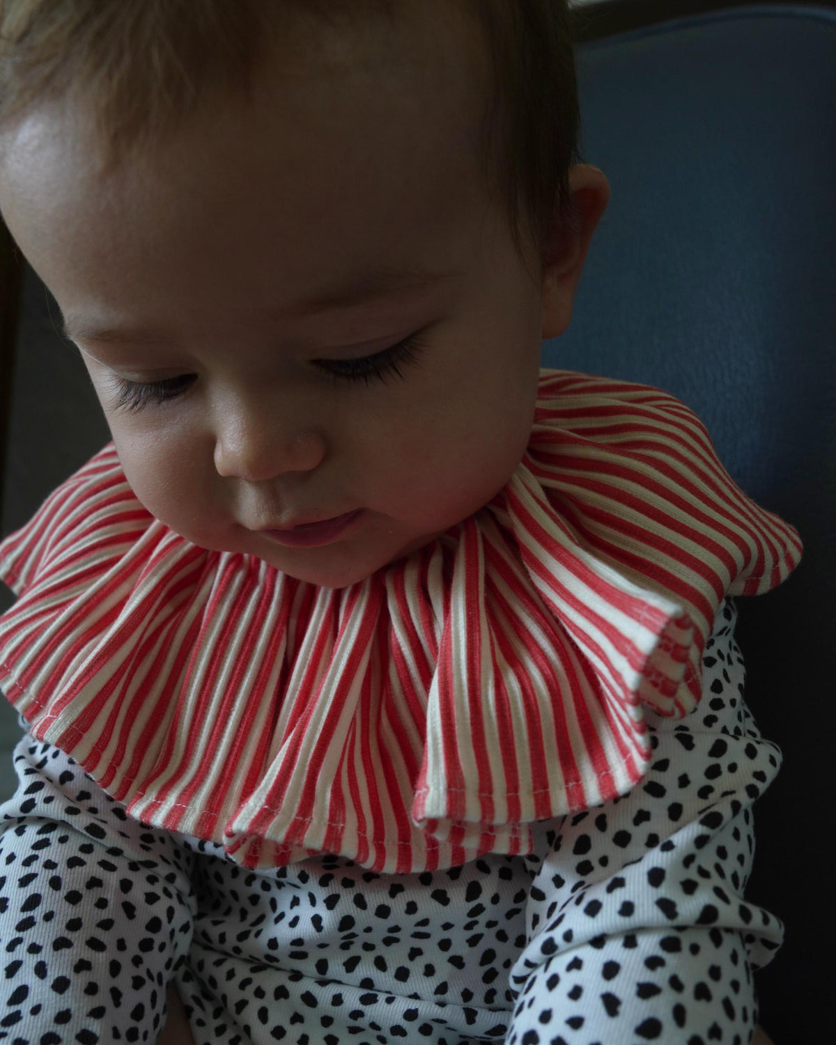 camilapole  Gathered Stripe Collar