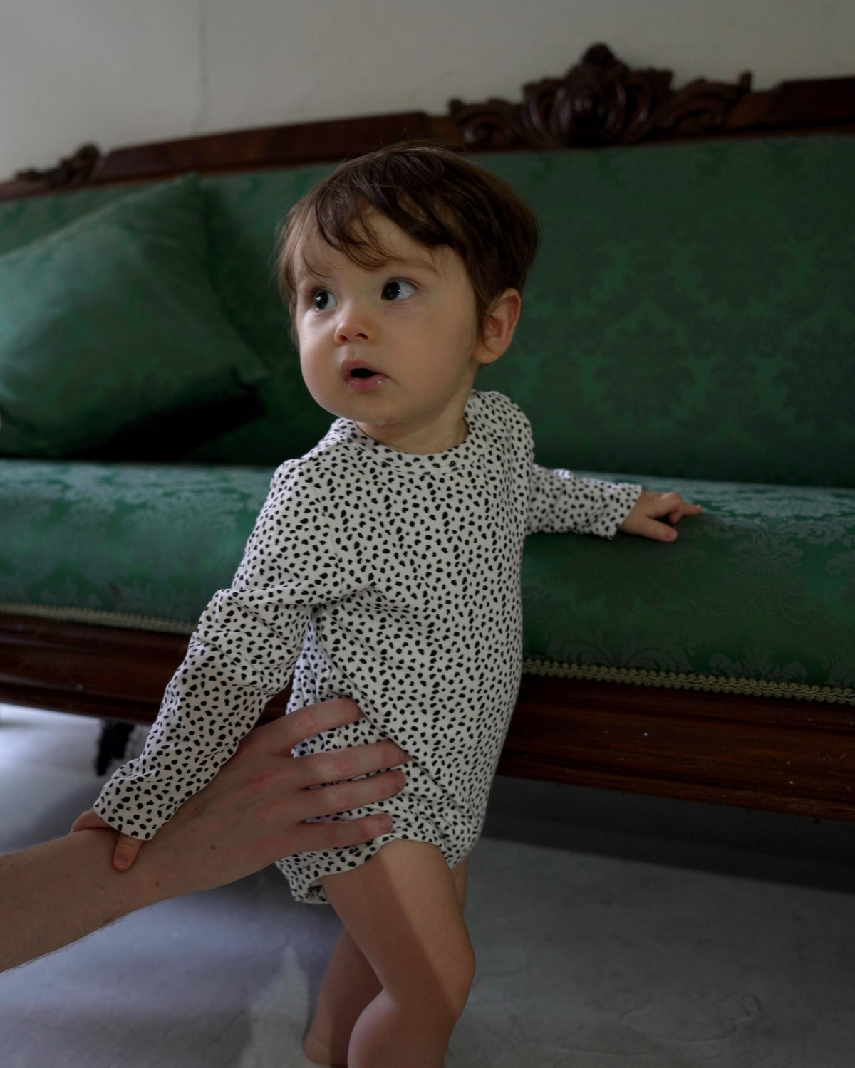 【 9.11 21:00 Launch 】CAMILAPOLE Dalmatian Dot Romper