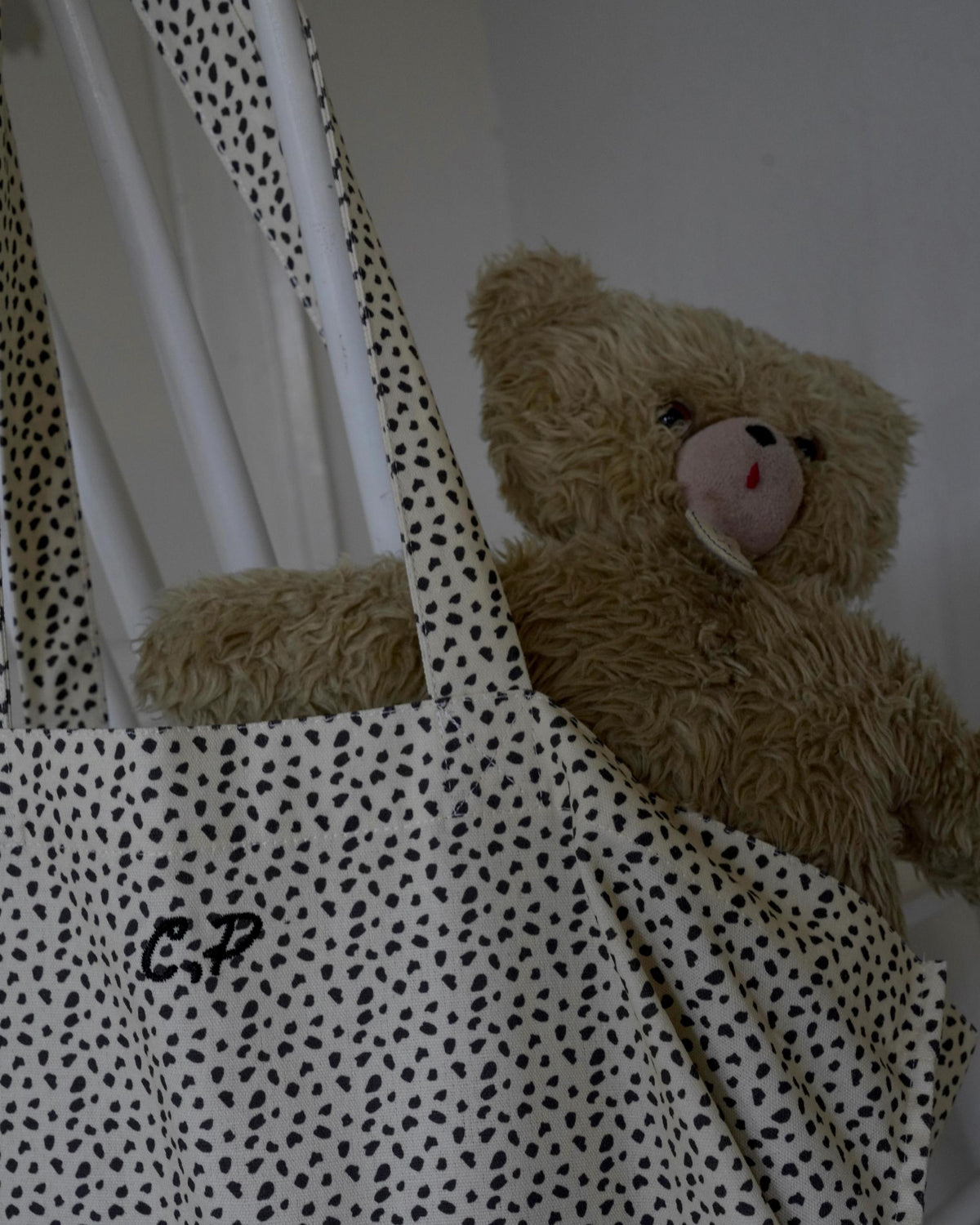 【 9.11 21:00 Launch 】CAMILAPOLE Dalmatian Dot Tote