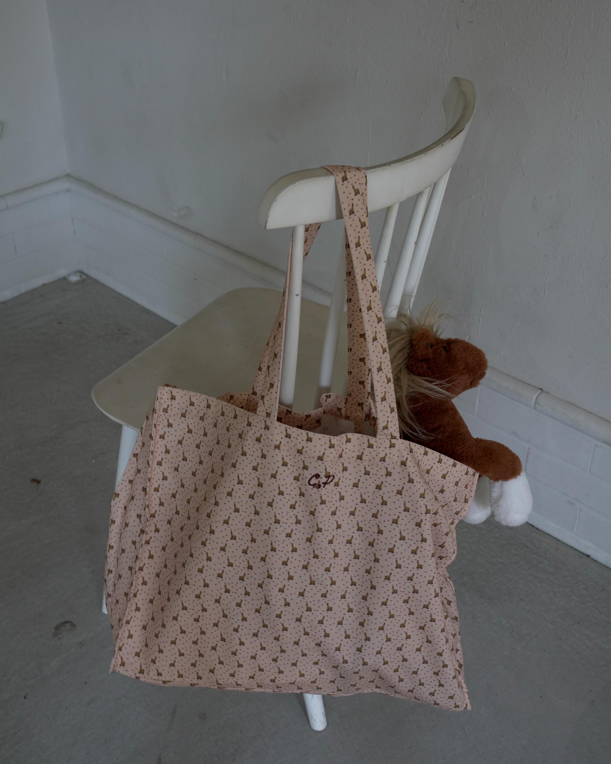 【 9.11 21:00 Launch 】CAMILAPOLE Caramel Giraffe Tote