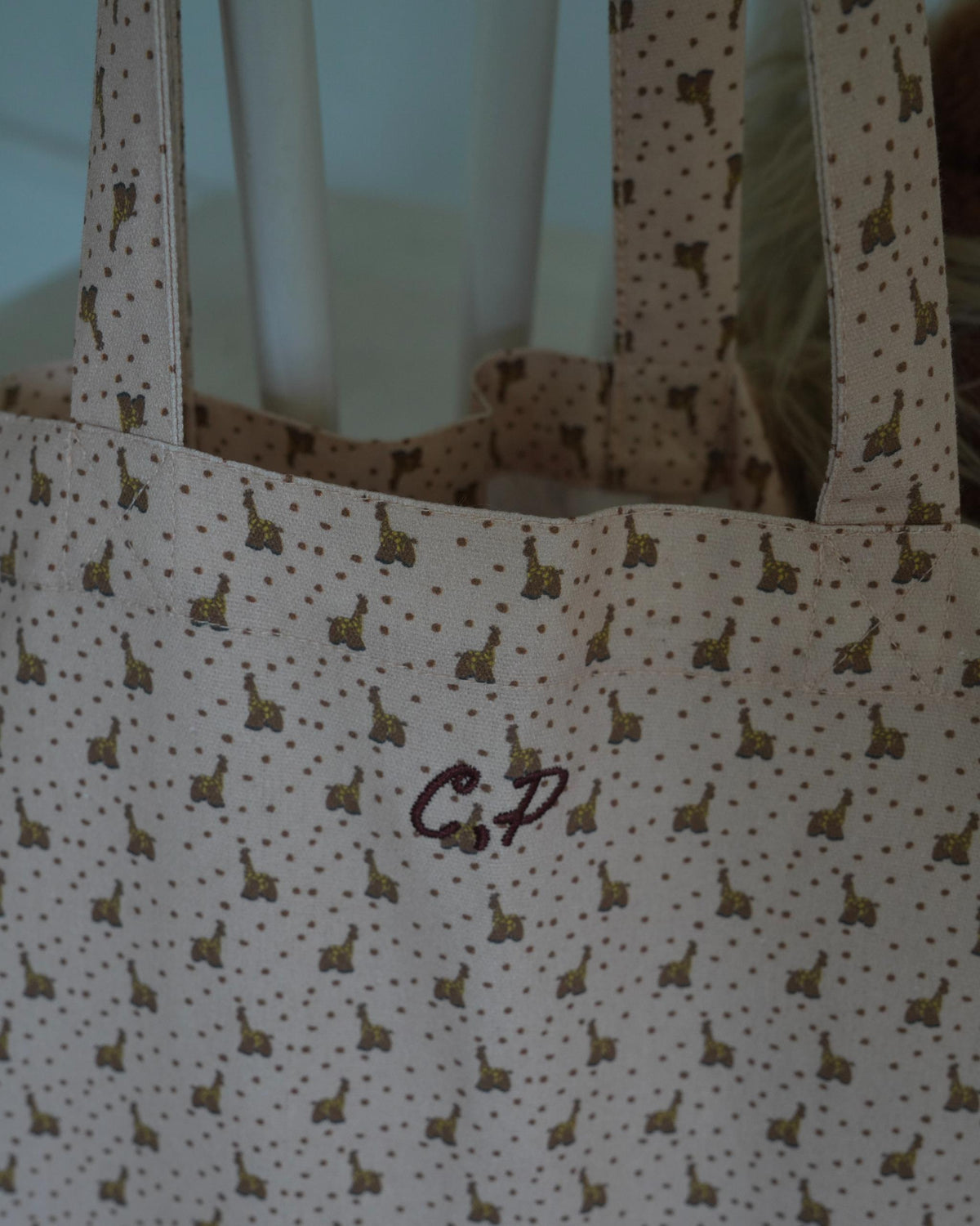【 9.11 21:00 Launch 】CAMILAPOLE Caramel Giraffe Tote