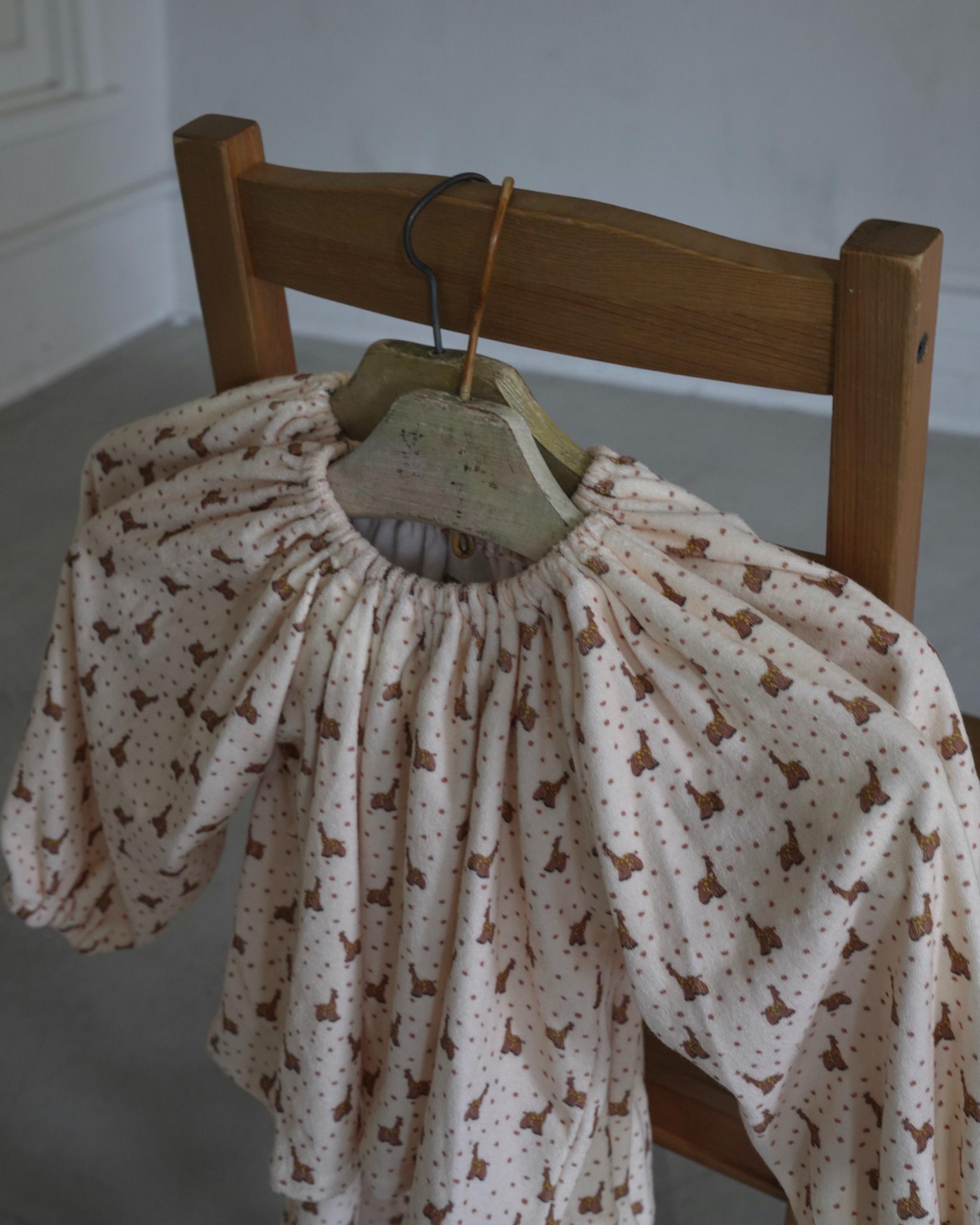 【 9.11 21:00 Launch 】CAMILAPOLE Caramel Giraffe Smock Romper