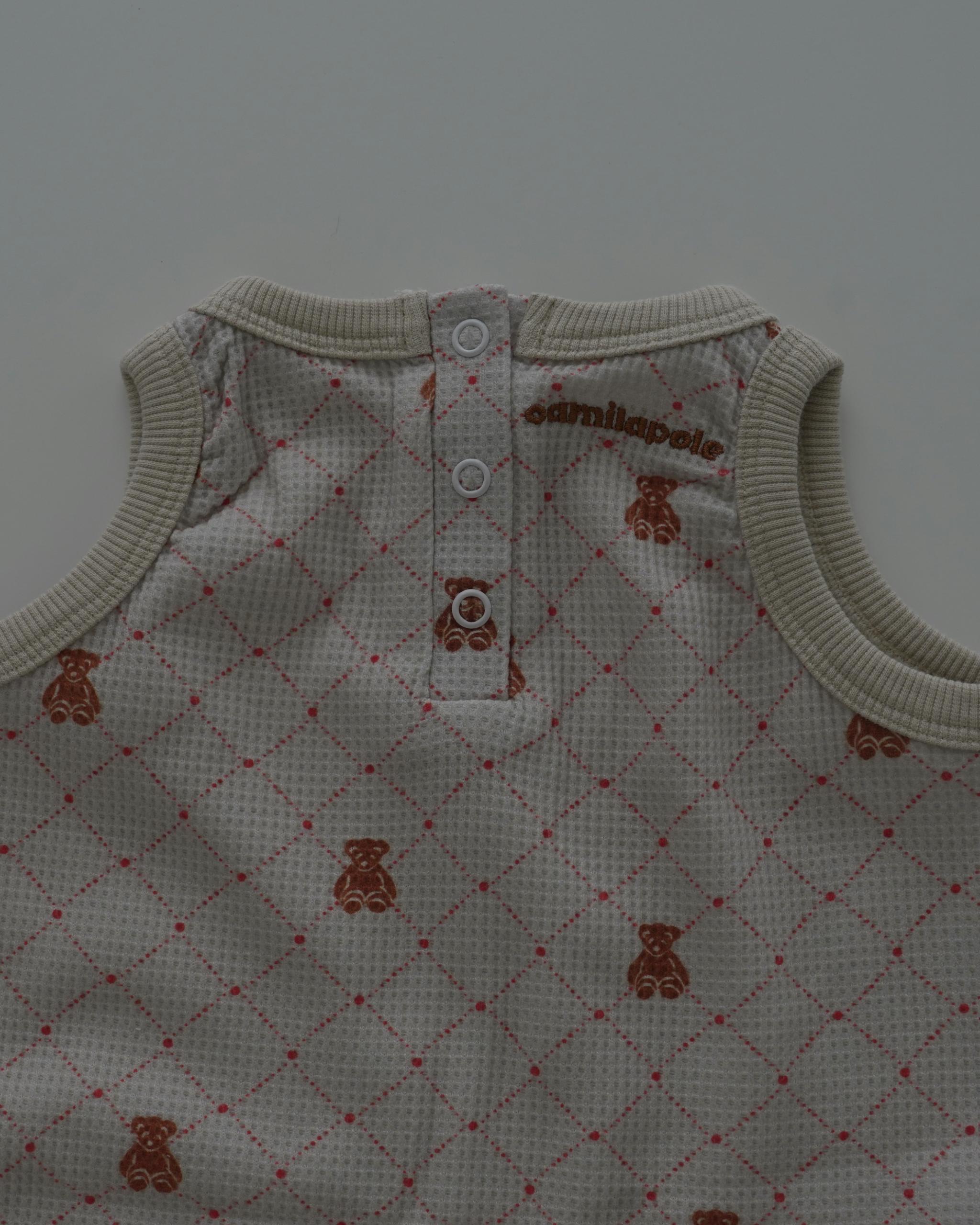 【 6.19 21:00〜Launch 】CAMILAPOLE Biscuit Bear Thermal Romper