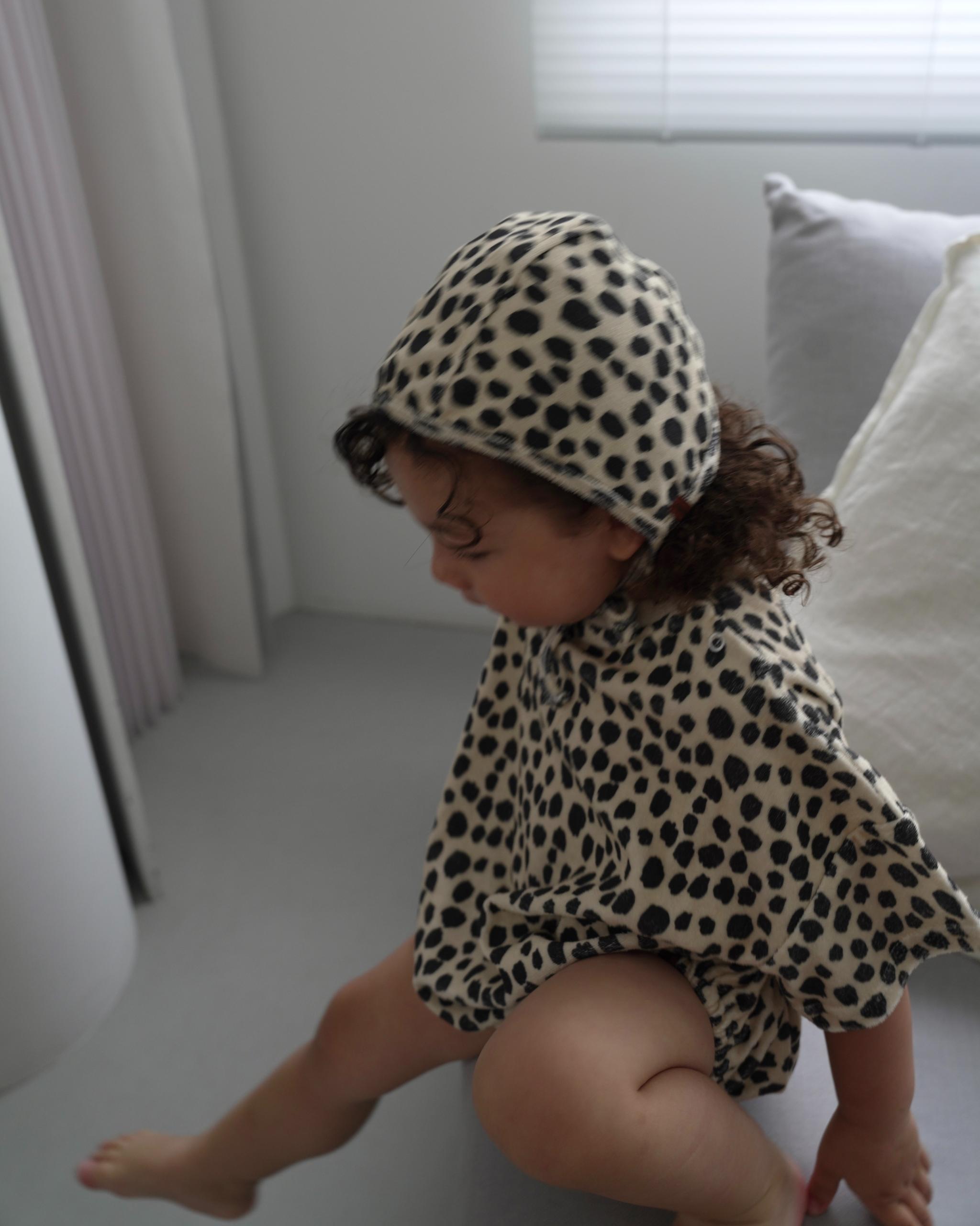 【 7.17 21:00〜NEW 】CAMILAPOLE  Tone Leopard Terry Romper
