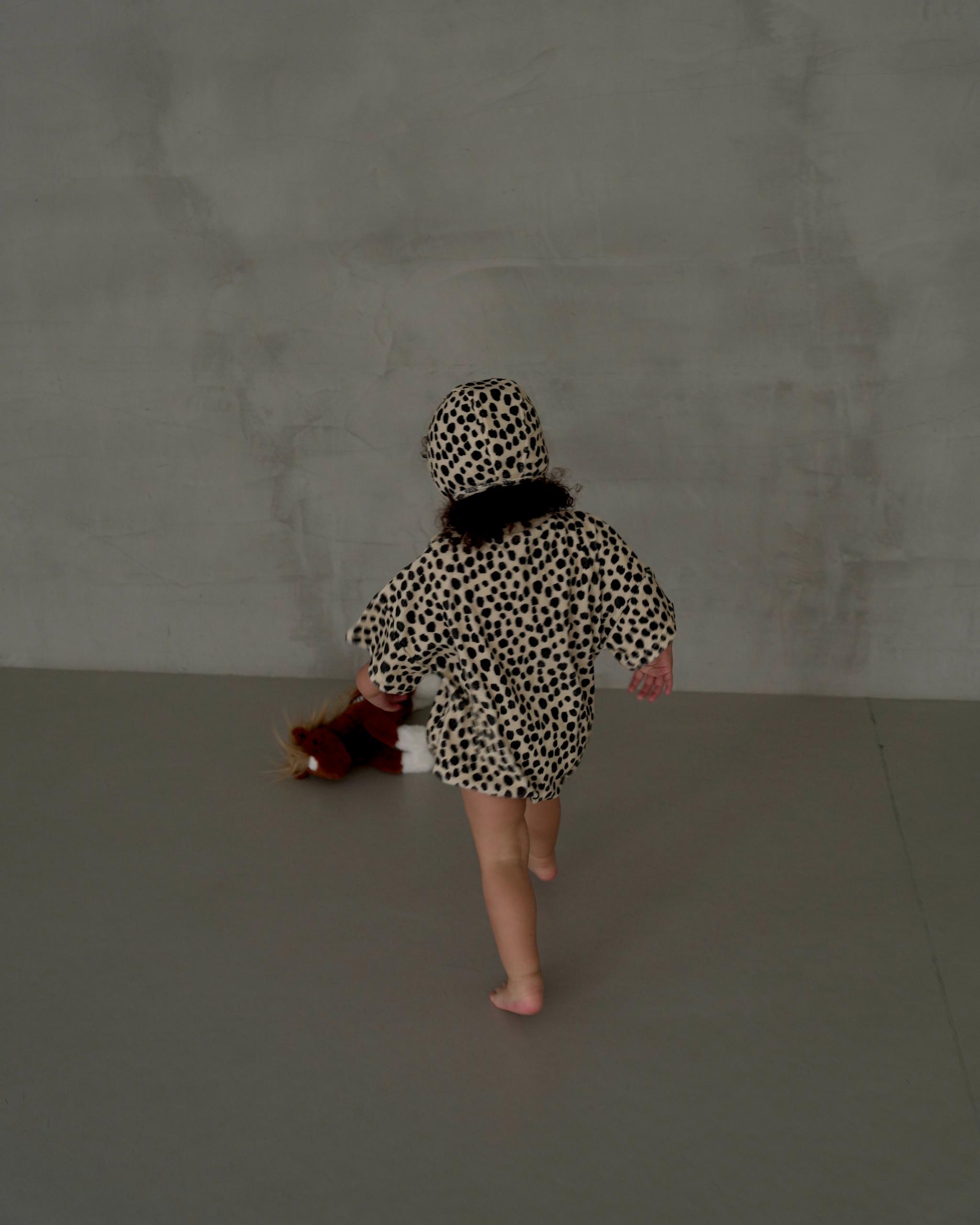 【 7.17 21:00〜NEW 】CAMILAPOLE  Tone Leopard Terry Romper