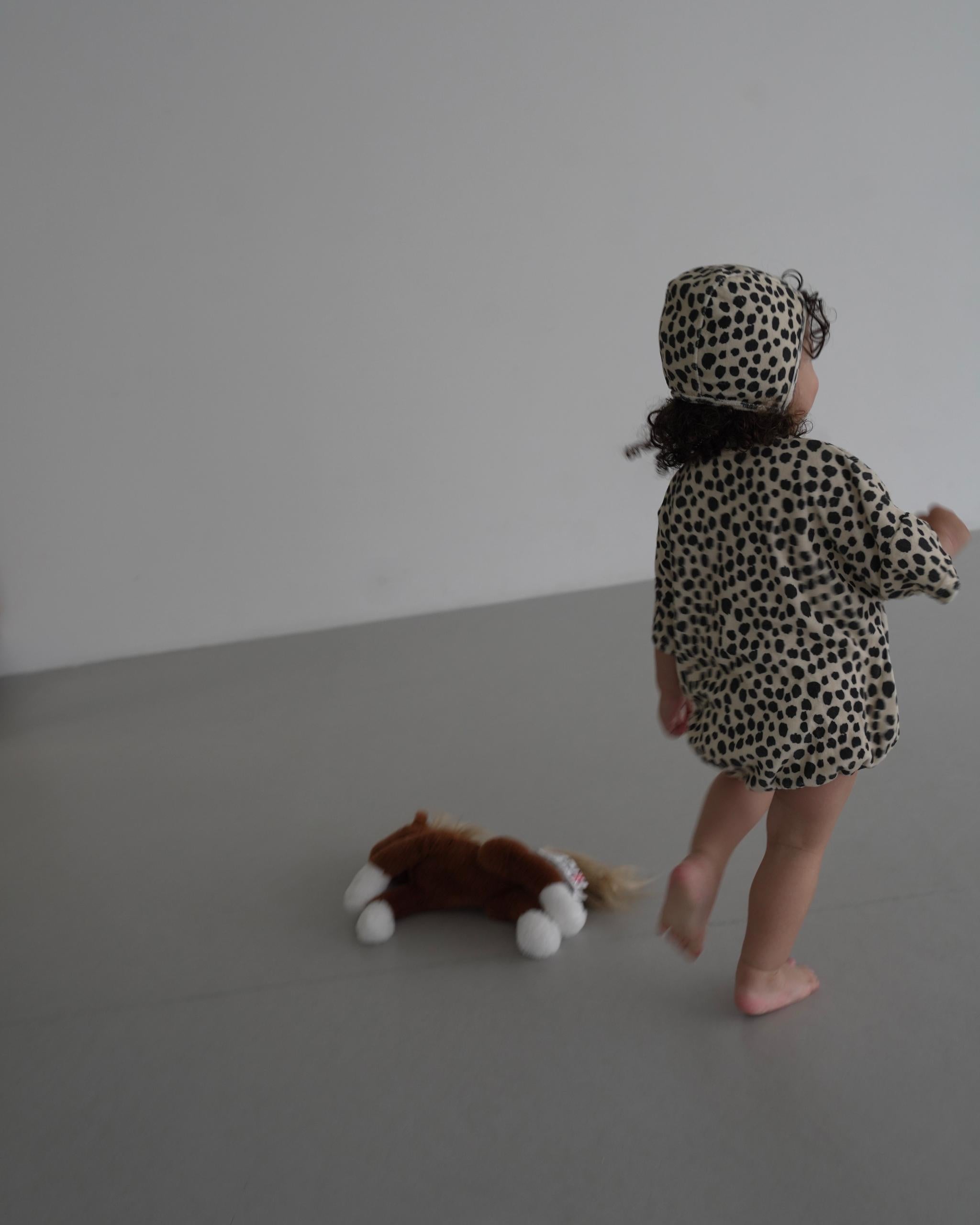 【 7.17 21:00〜NEW 】CAMILAPOLE  Tone Leopard Terry Romper