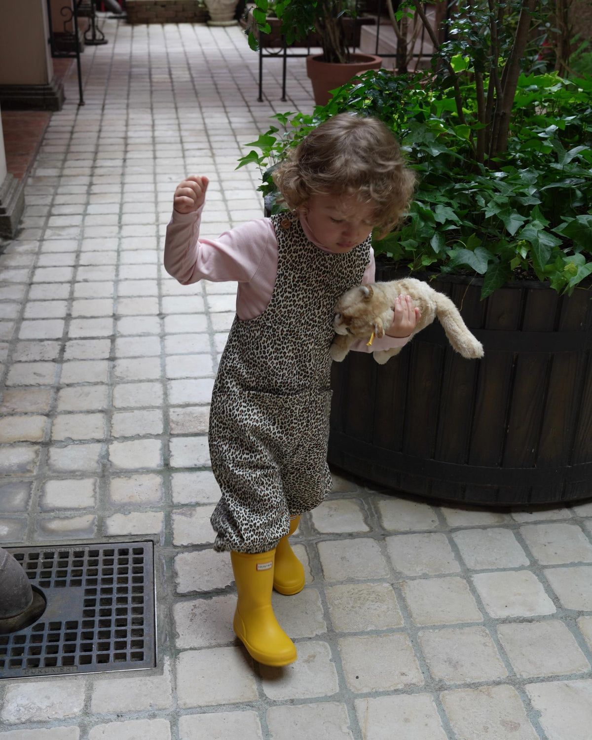 【POPUP先行/10.16 NEW】CAMILAPOLE LITTLE LEOPARD RUFFLE TOP