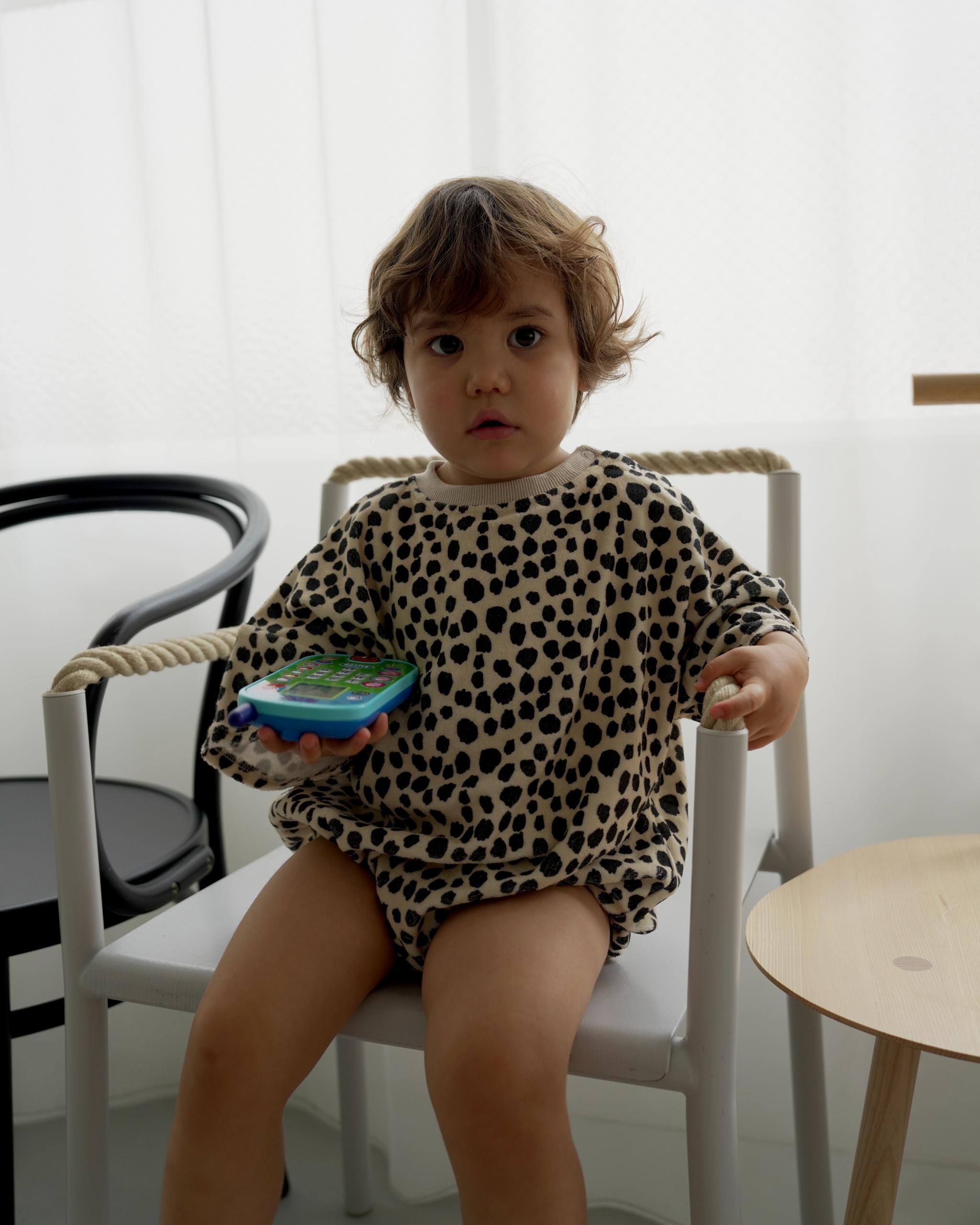 【 7.17 21:00〜NEW 】CAMILAPOLE  Tone Leopard Terry Romper