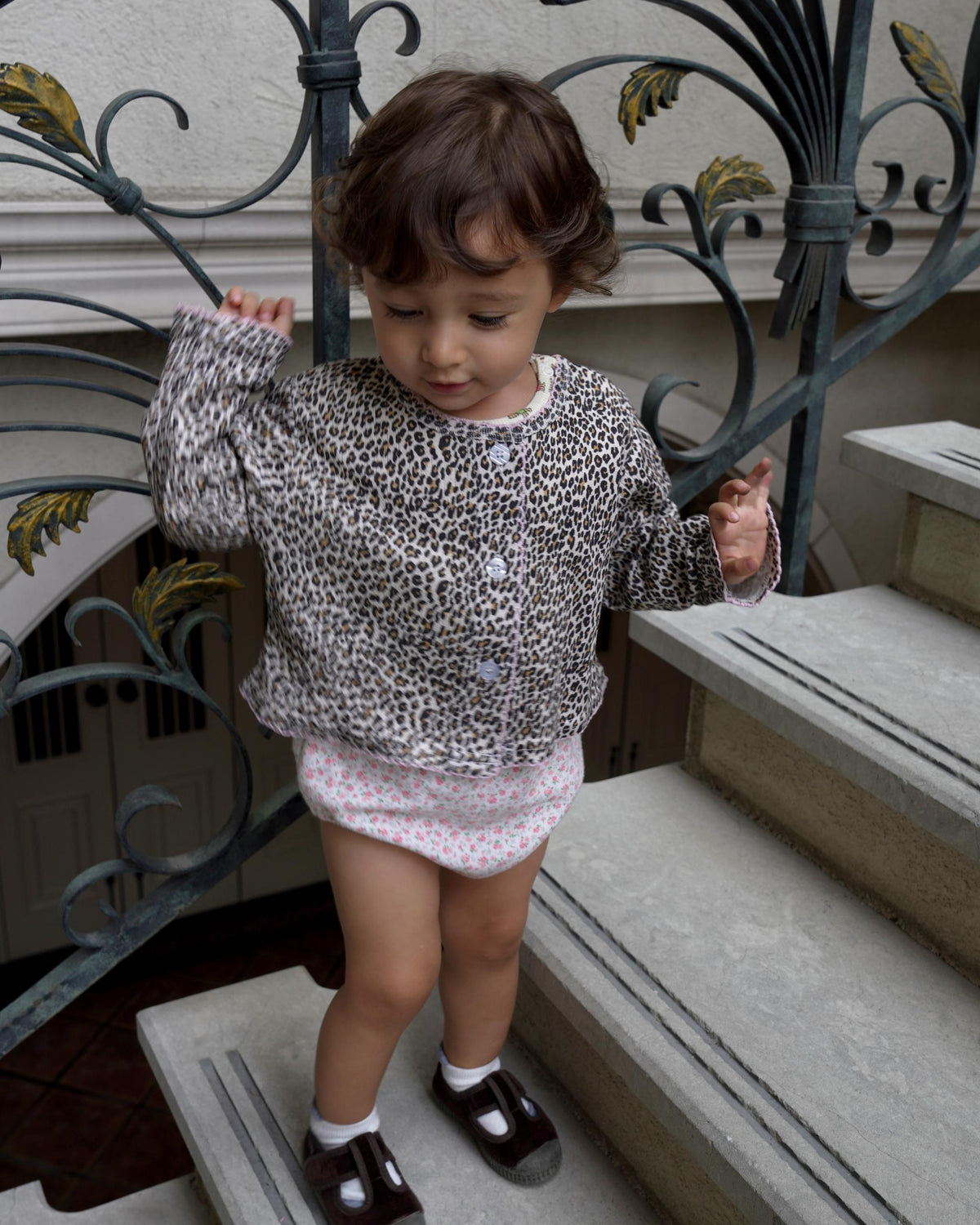 【POPUP先行/10.16 NEW】CAMILAPOLE LITTLE LEOPARD CARDIGAN / KIDS