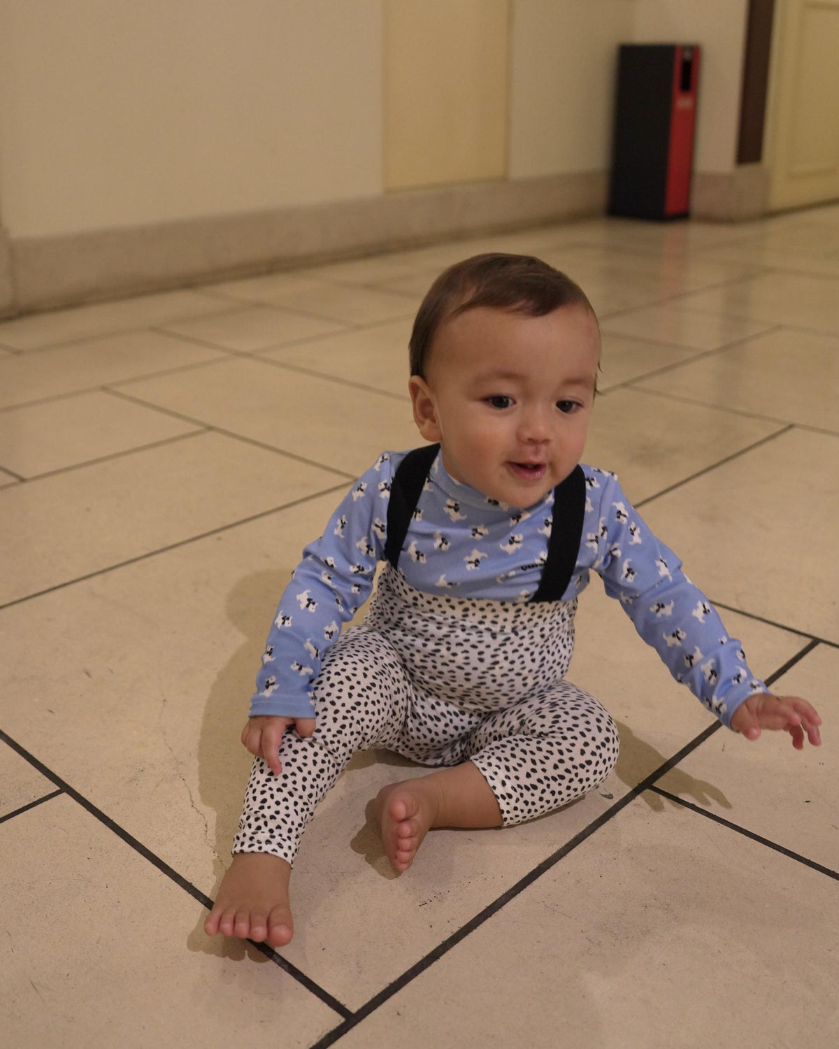 【POPUP先行/10.16 NEW】CAMILAPOLE DALMATIAN DOT SUSPENDER LEGGINGS