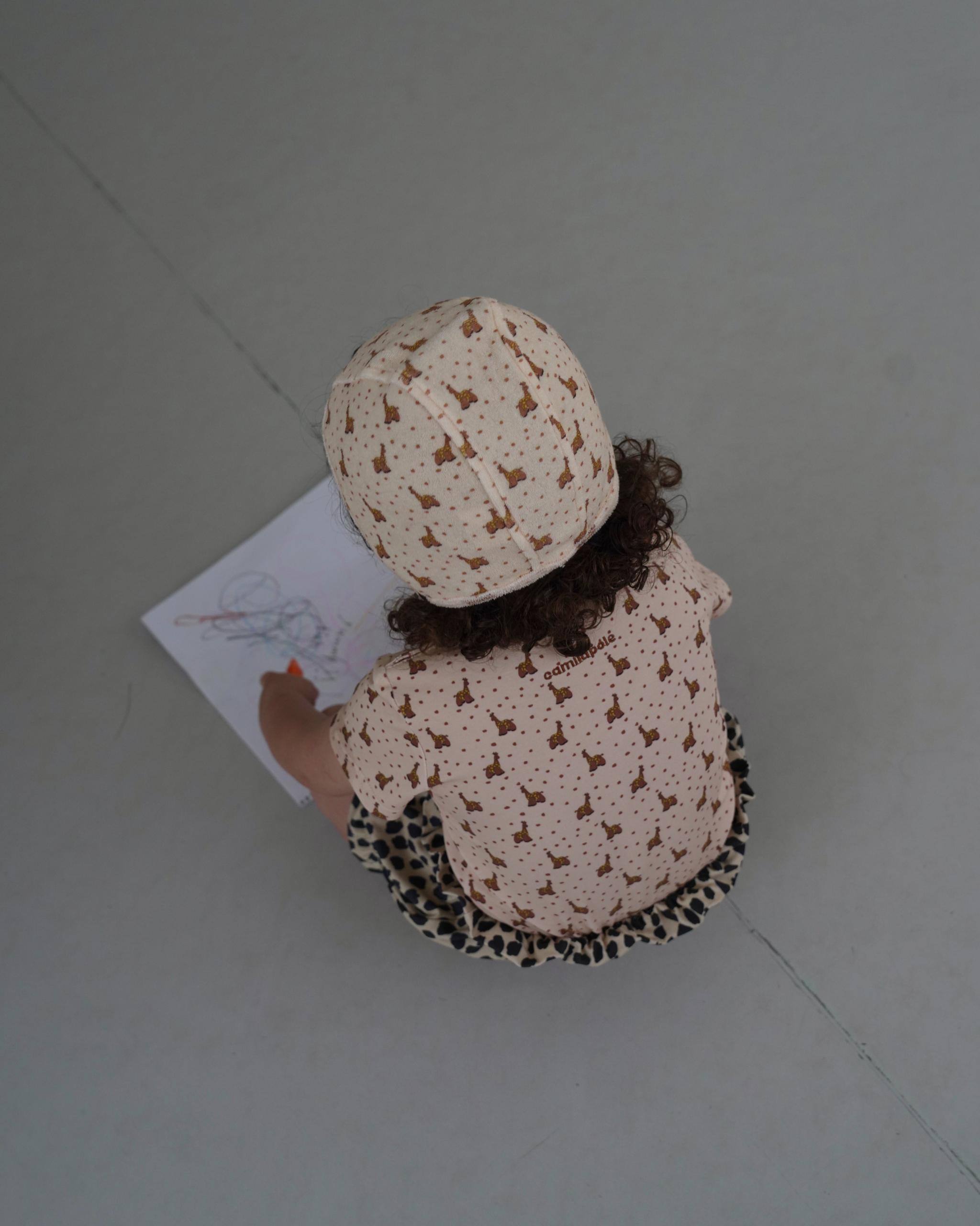 【 7.17 21:00〜NEW 】CAMILAPOLE  Caramel Giraffe Terry Bonnet