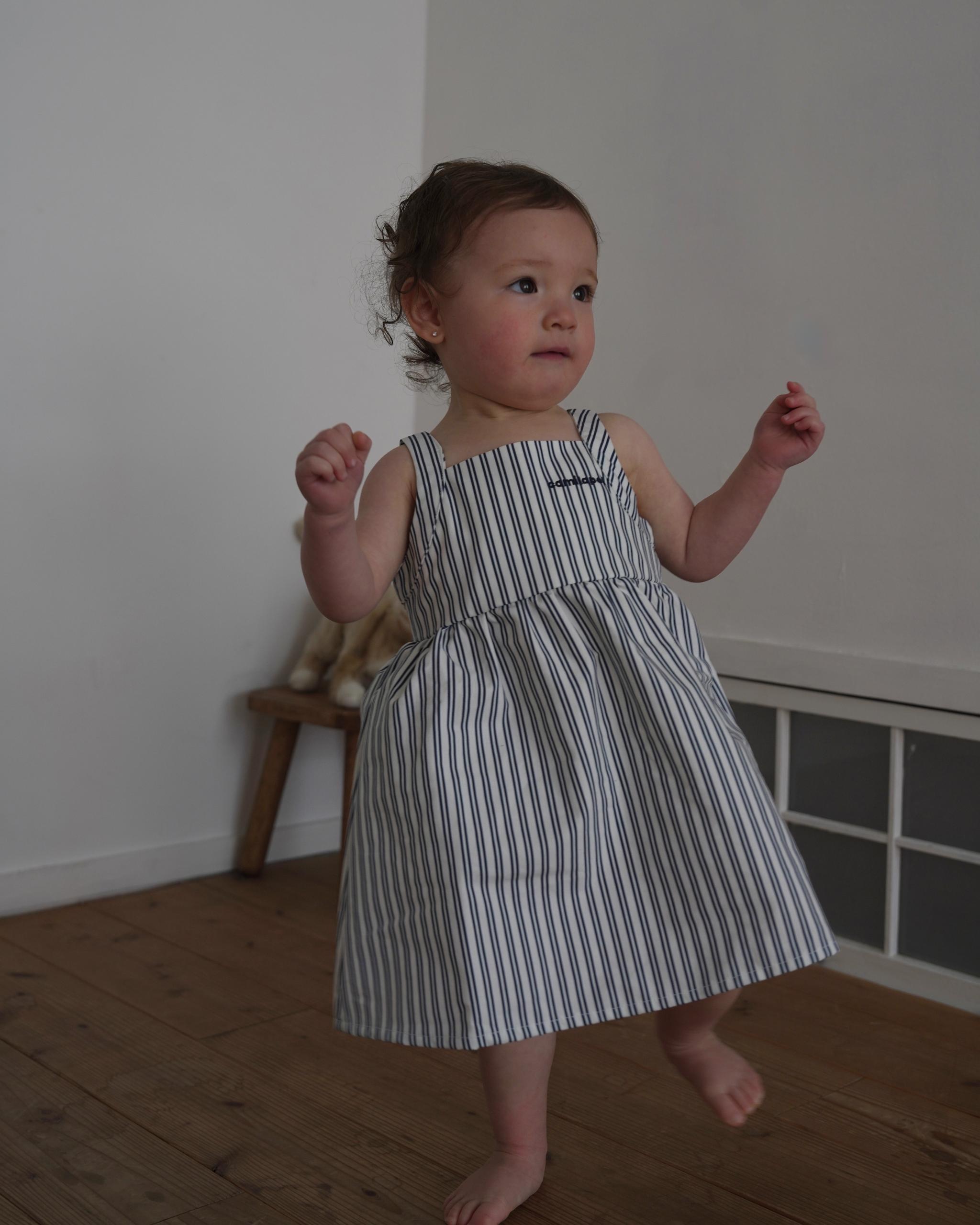 camilapole  Ink Stripe Dress