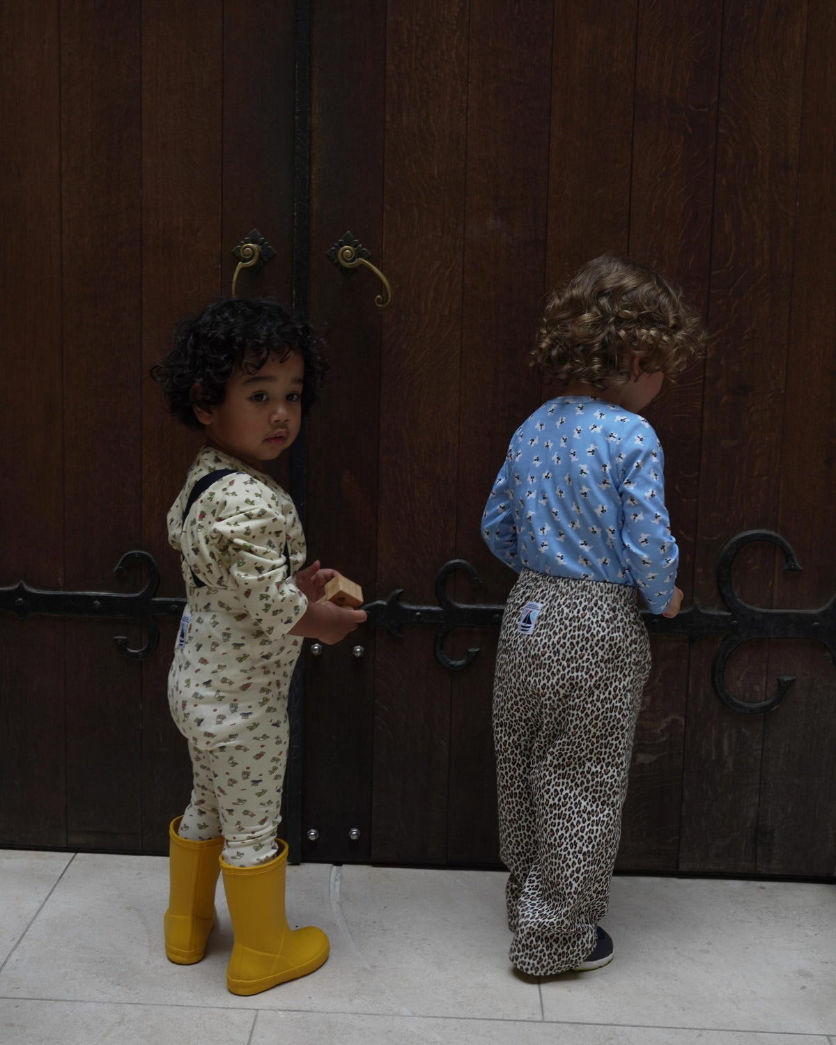 【POPUP先行/10.16 NEW】CAMILAPOLE little leopard corduroy wide pants