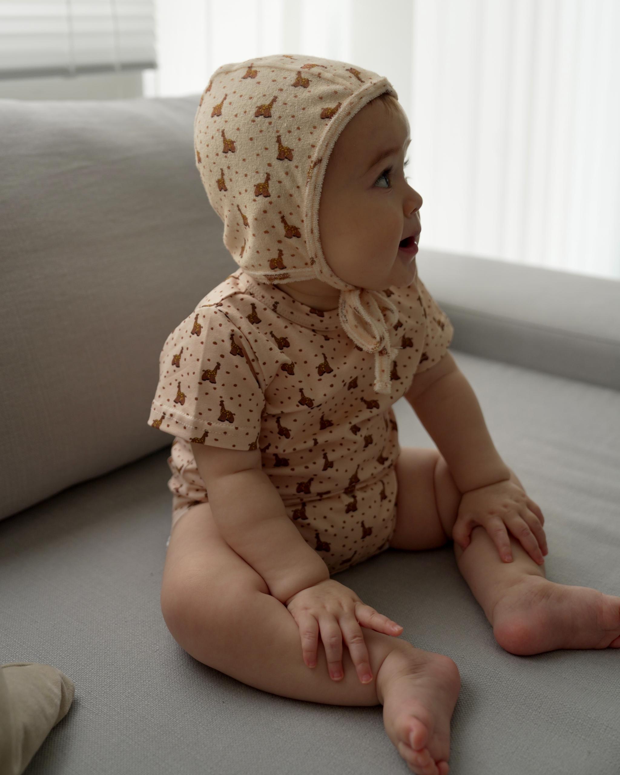 【 7.17 21:00〜NEW 】CAMILAPOLE  Caramel Giraffe Terry Bonnet