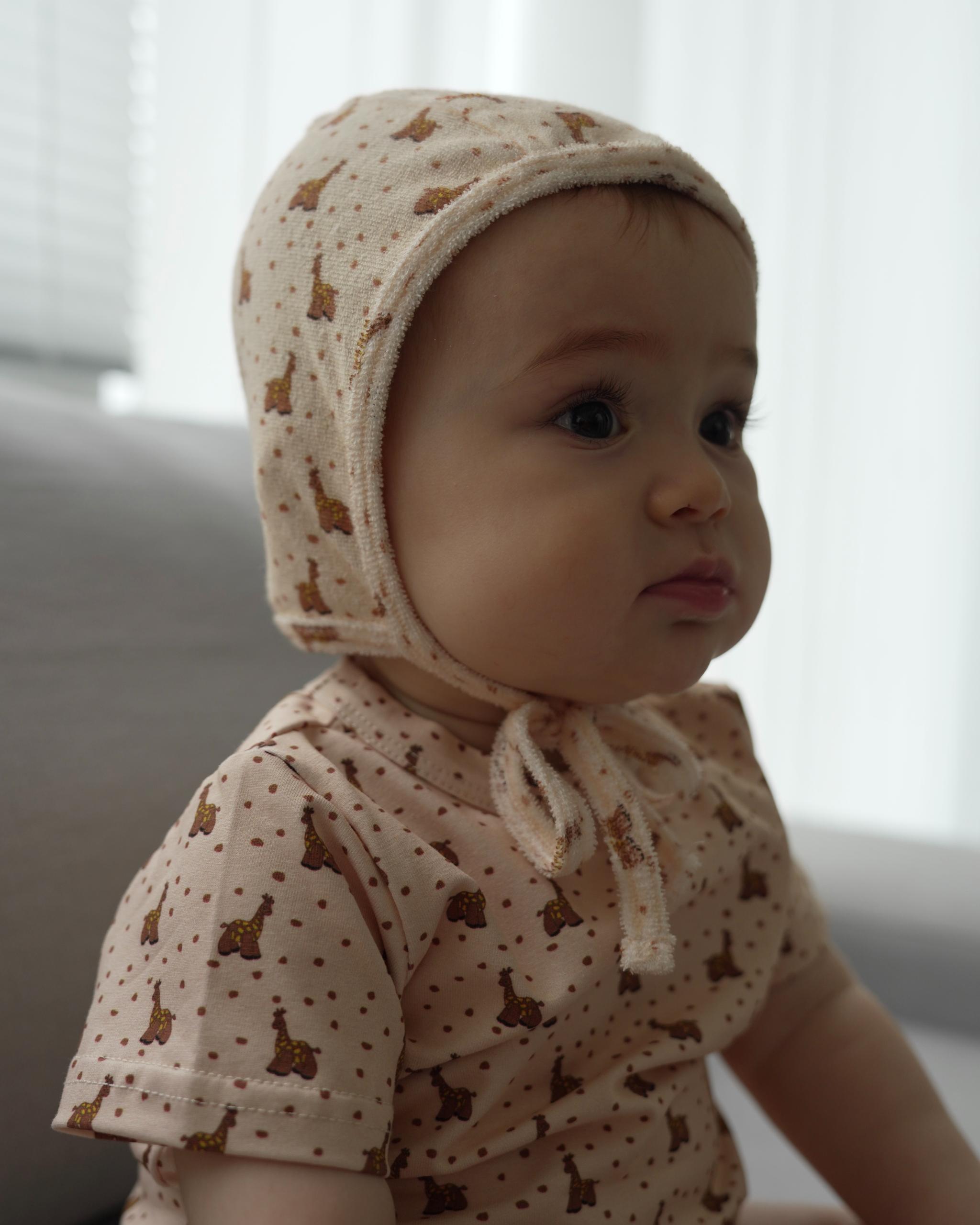 【 7.17 21:00〜NEW 】CAMILAPOLE  Caramel Giraffe Terry Bonnet