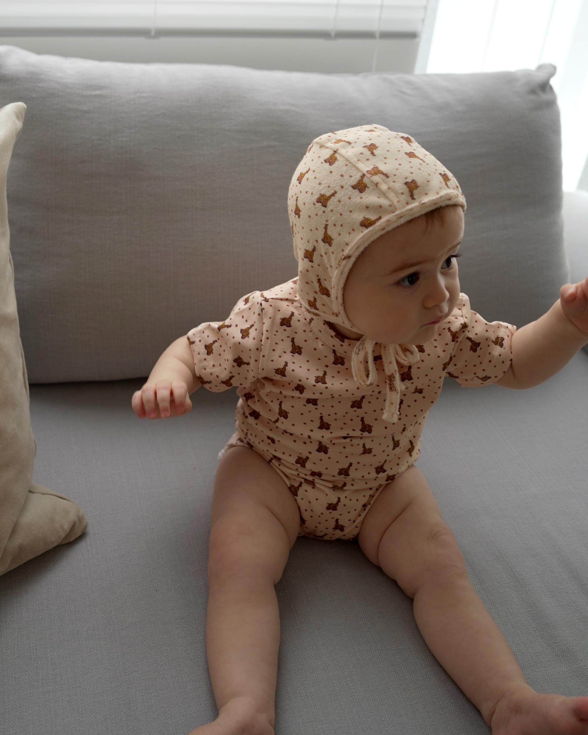 【 7.17 21:00〜NEW 】CAMILAPOLE  Caramel Giraffe Terry Bonnet