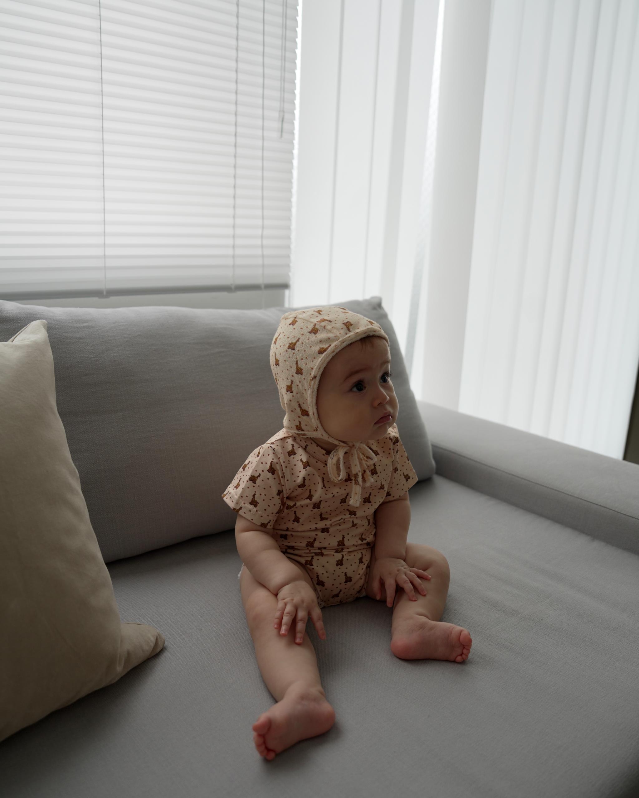 【 7.17 21:00〜NEW 】CAMILAPOLE  Caramel Giraffe Romper