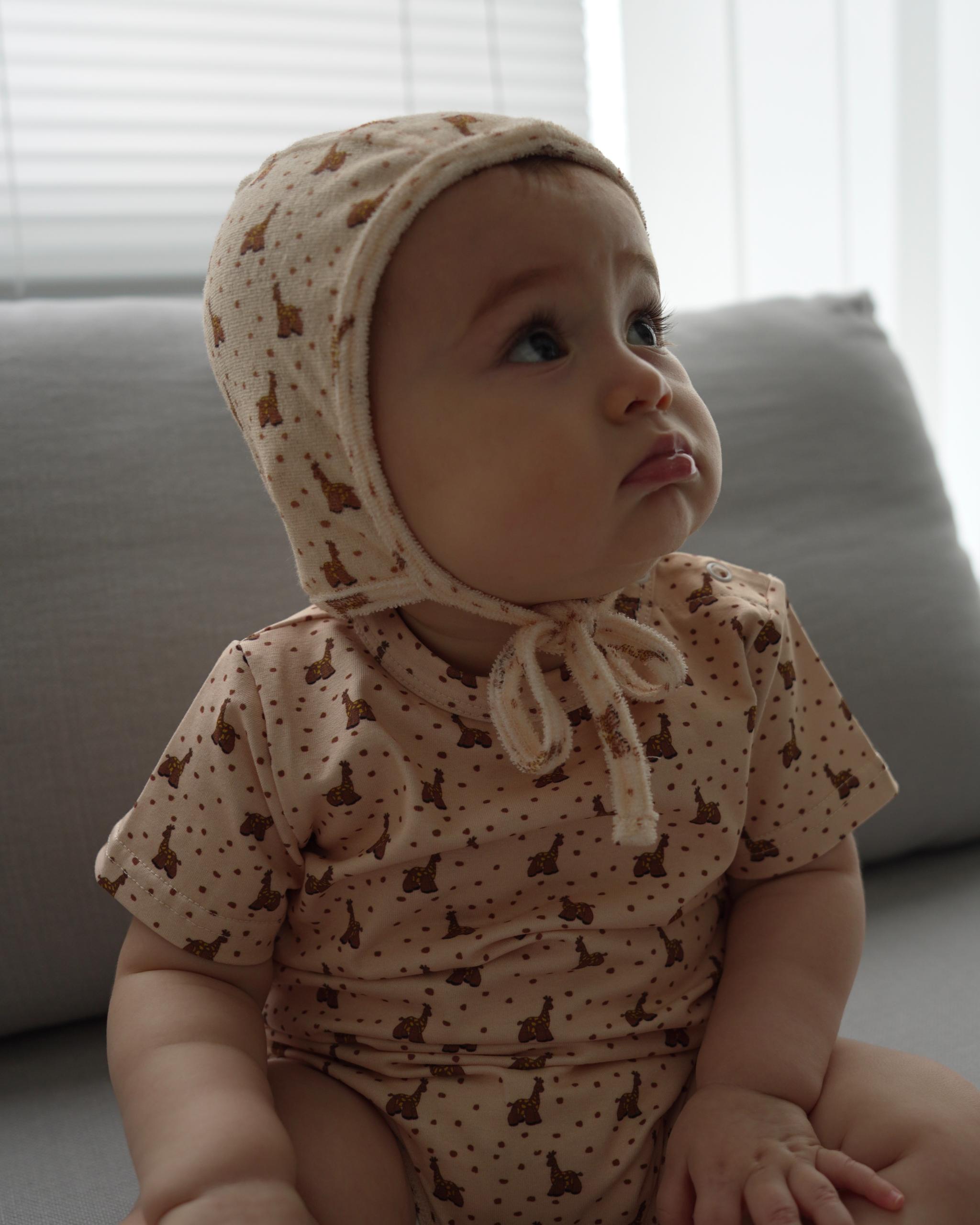 【 7.17 21:00〜NEW 】CAMILAPOLE  Caramel Giraffe Terry Bonnet