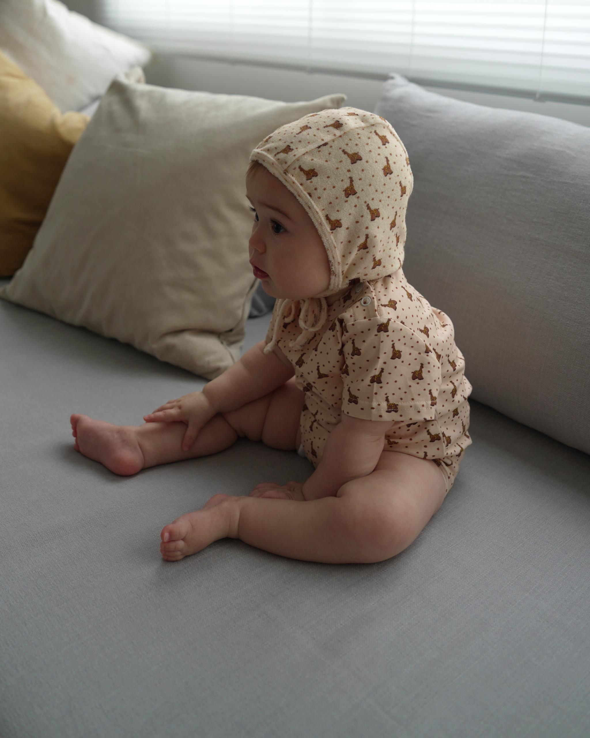 【 7.17 21:00〜NEW 】CAMILAPOLE  Caramel Giraffe Romper
