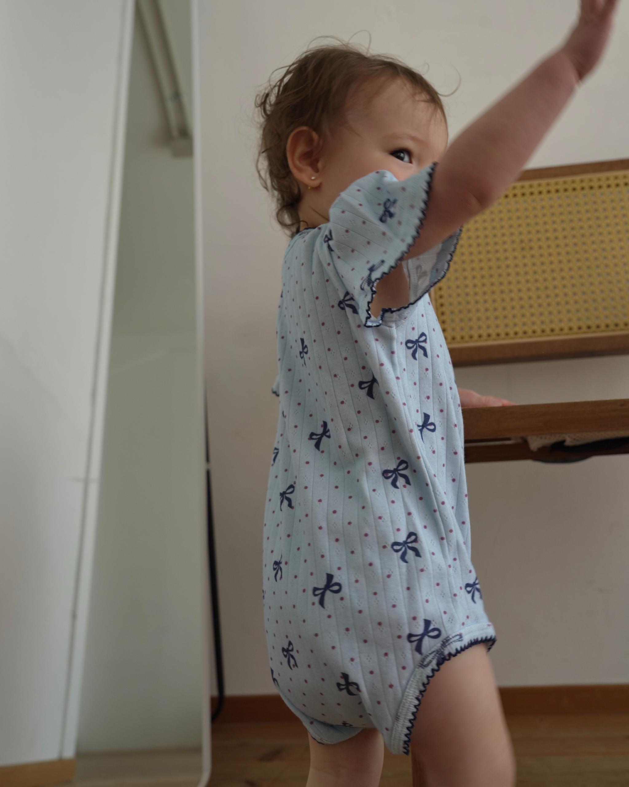 camilapole  Baby Ribbon Romper