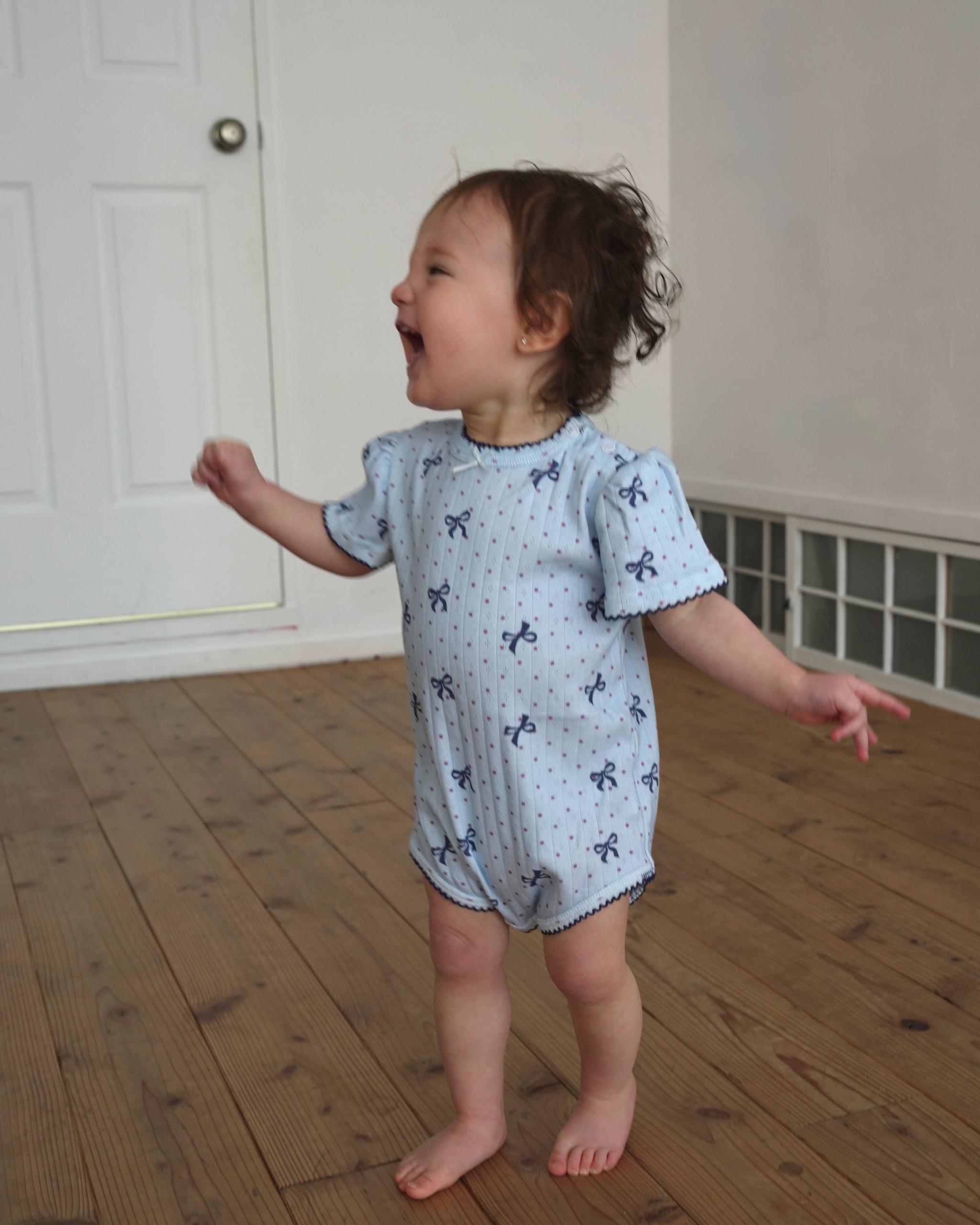 camilapole  Baby Ribbon Romper