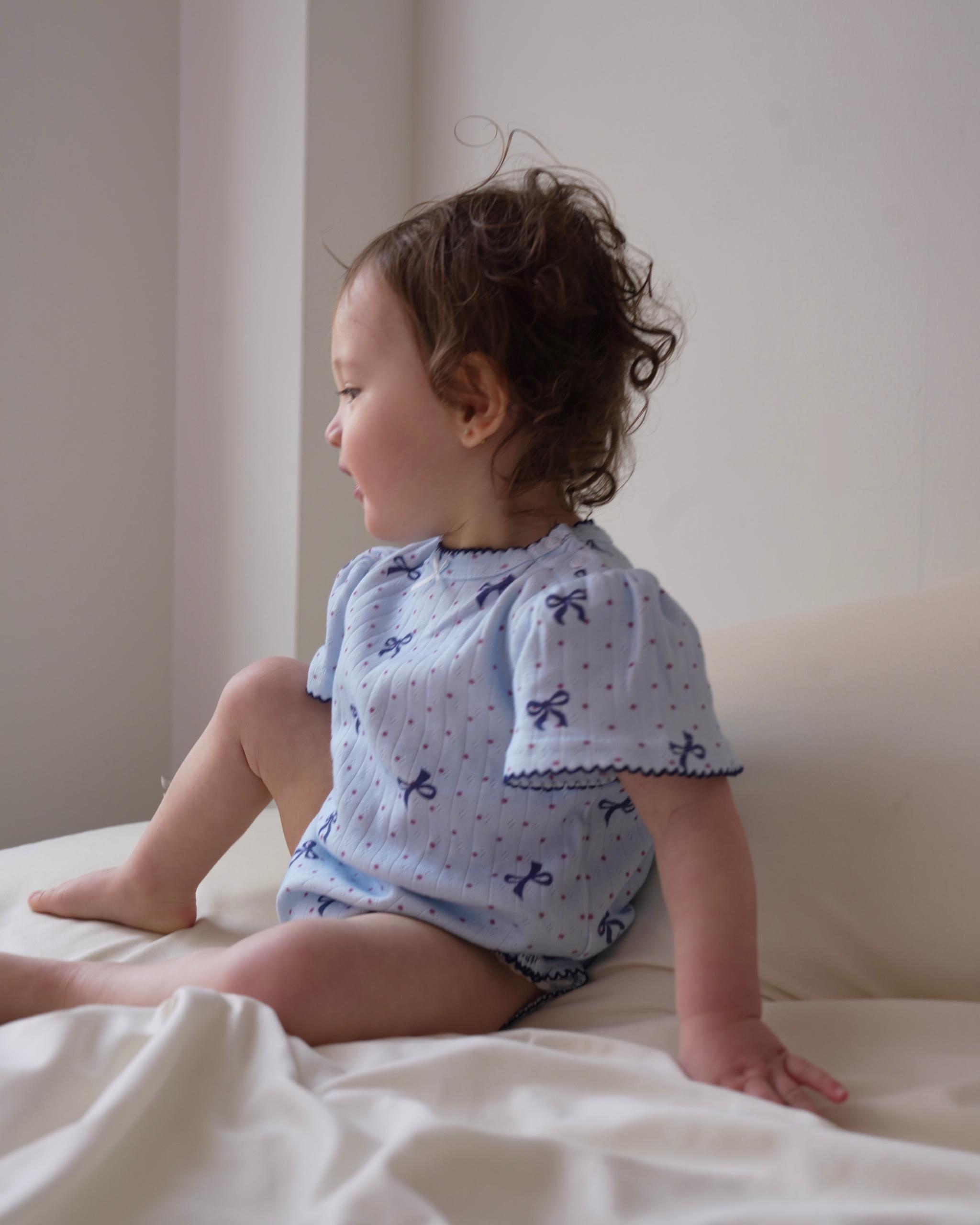camilapole  Baby Ribbon Romper