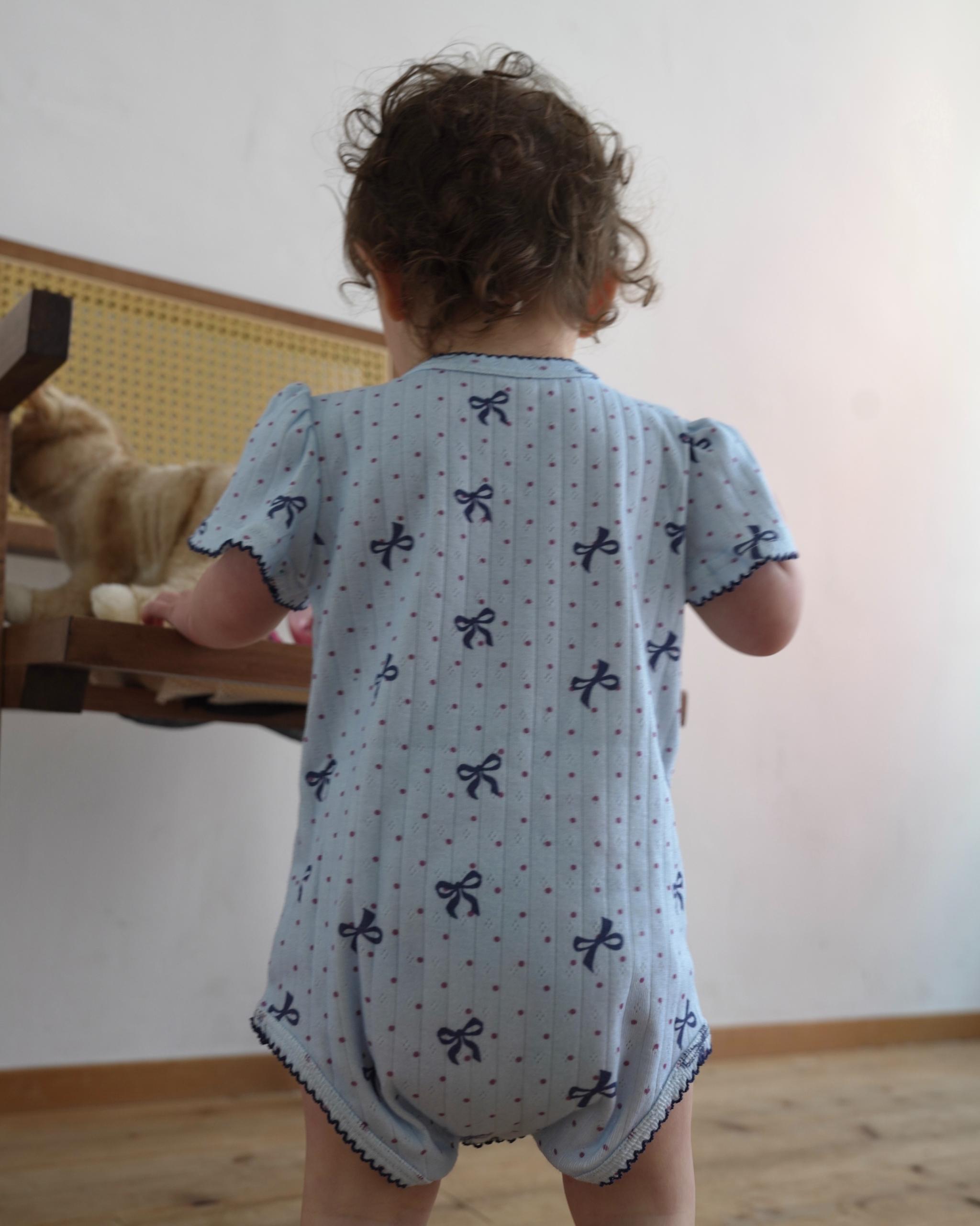 camilapole  Baby Ribbon Romper