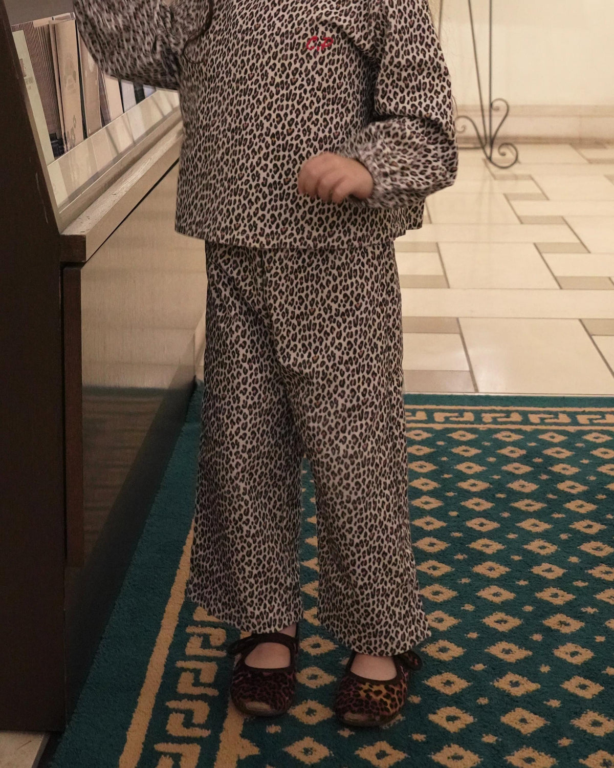 【POPUP先行/10.16 NEW】CAMILAPOLE little leopard corduroy wide pants