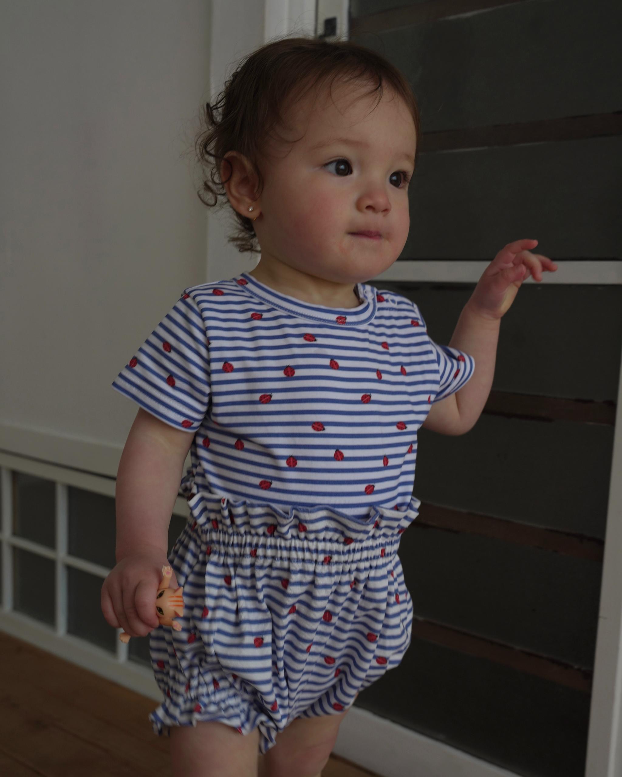 camilapole  Ladybug Stripe Bloomer