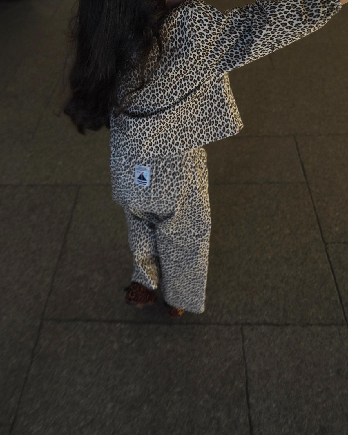 【POPUP先行/10.16 NEW】CAMILAPOLE little leopard corduroy wide pants