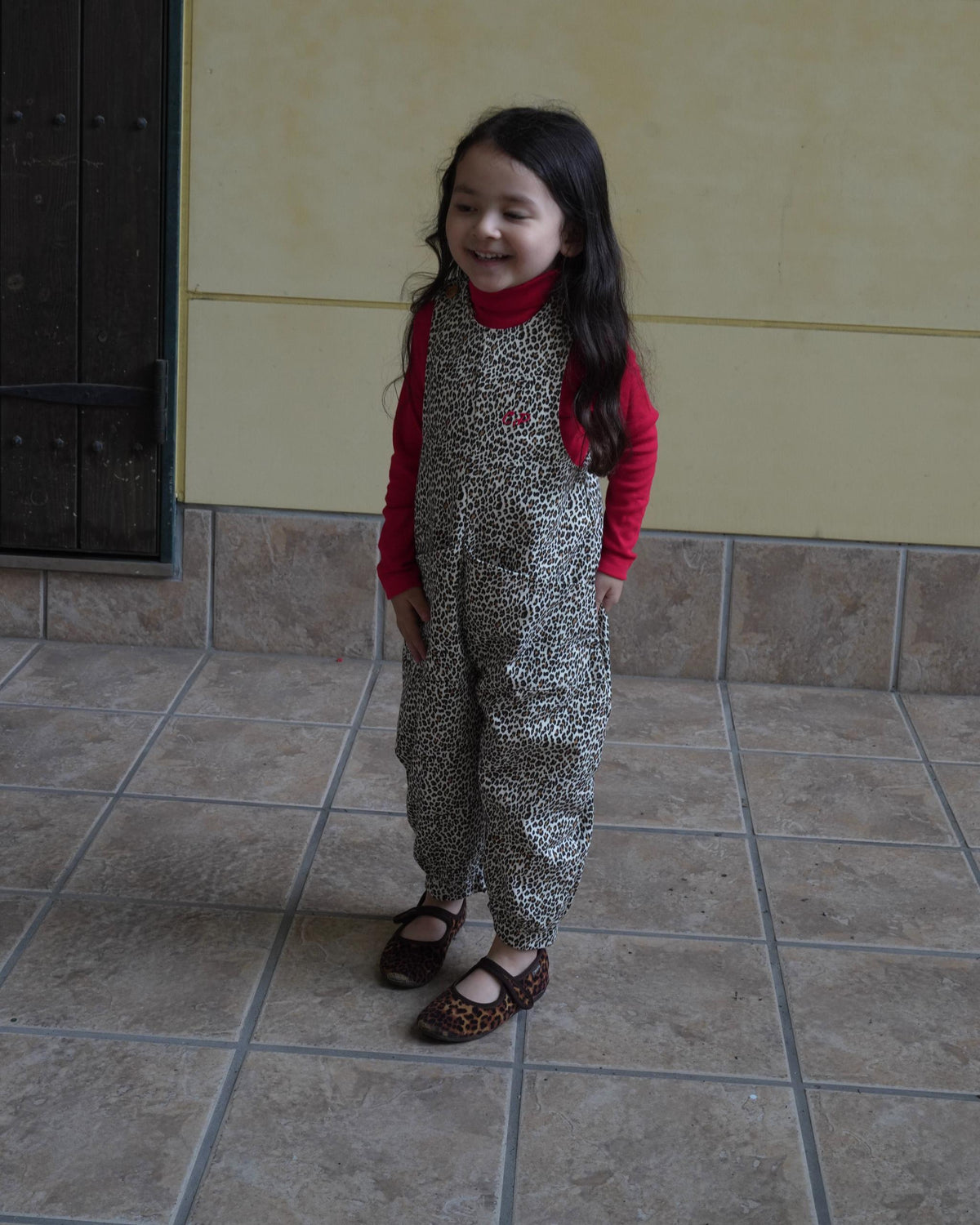 【POPUP先行/10.16 NEW】CAMILAPOLE LITTLE LEOPARD RUFFLE TOP