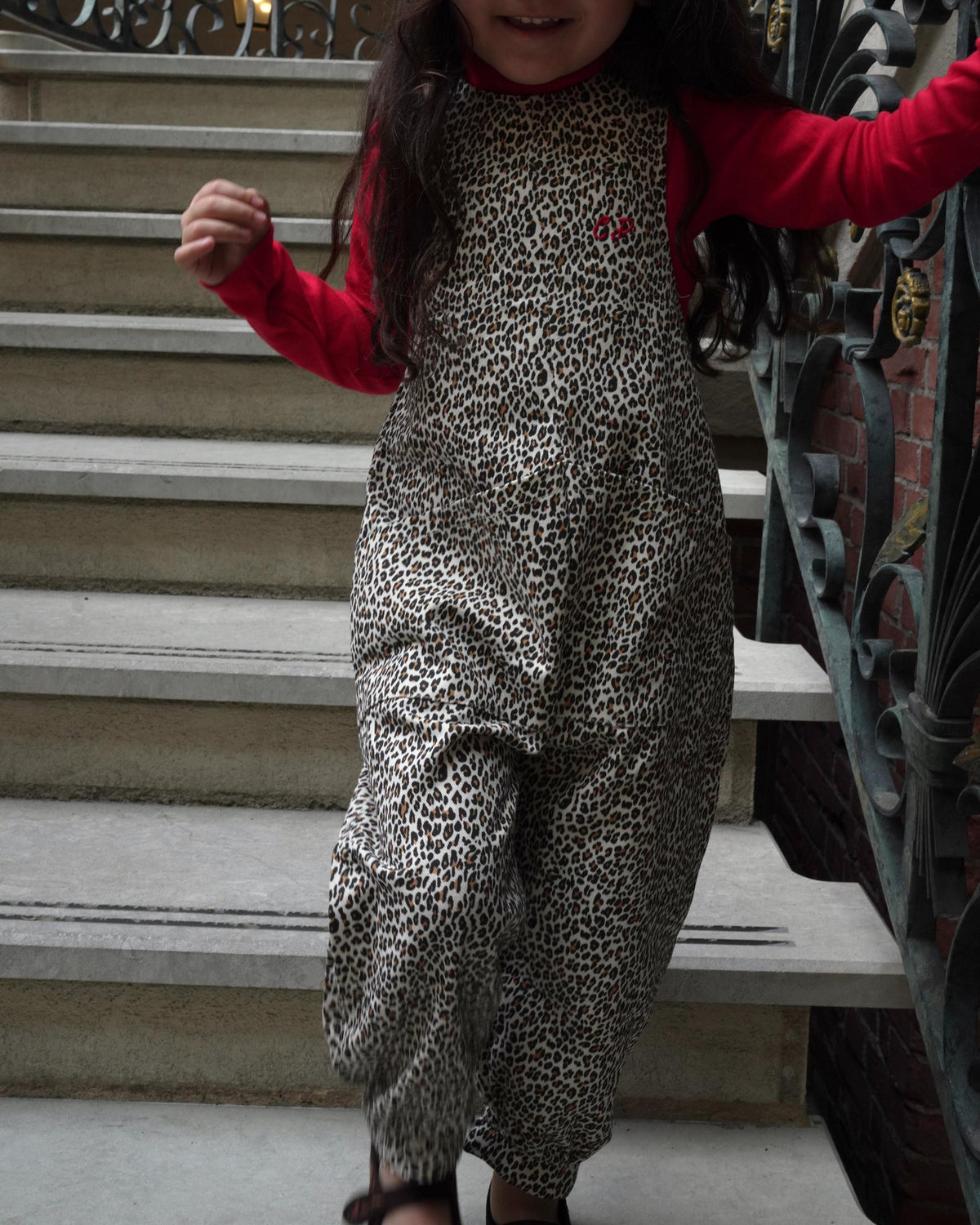 【POPUP先行/10.16 NEW】CAMILAPOLE LITTLE LEOPARD RUFFLE TOP
