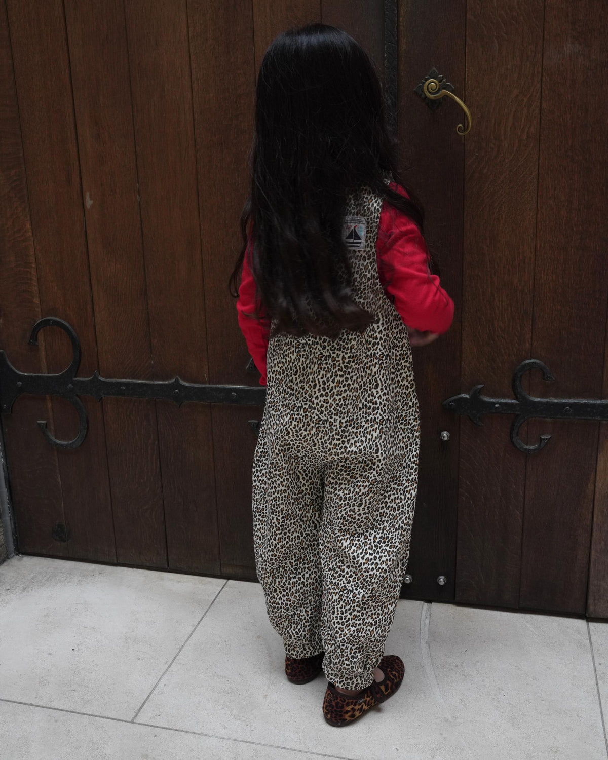 【POPUP先行/10.16 NEW】CAMILAPOLE LITTLE LEOPARD RUFFLE TOP