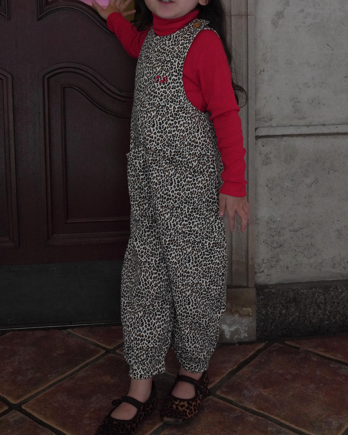 【POPUP先行/10.16 NEW】CAMILAPOLE LITTLE LEOPARD RUFFLE TOP