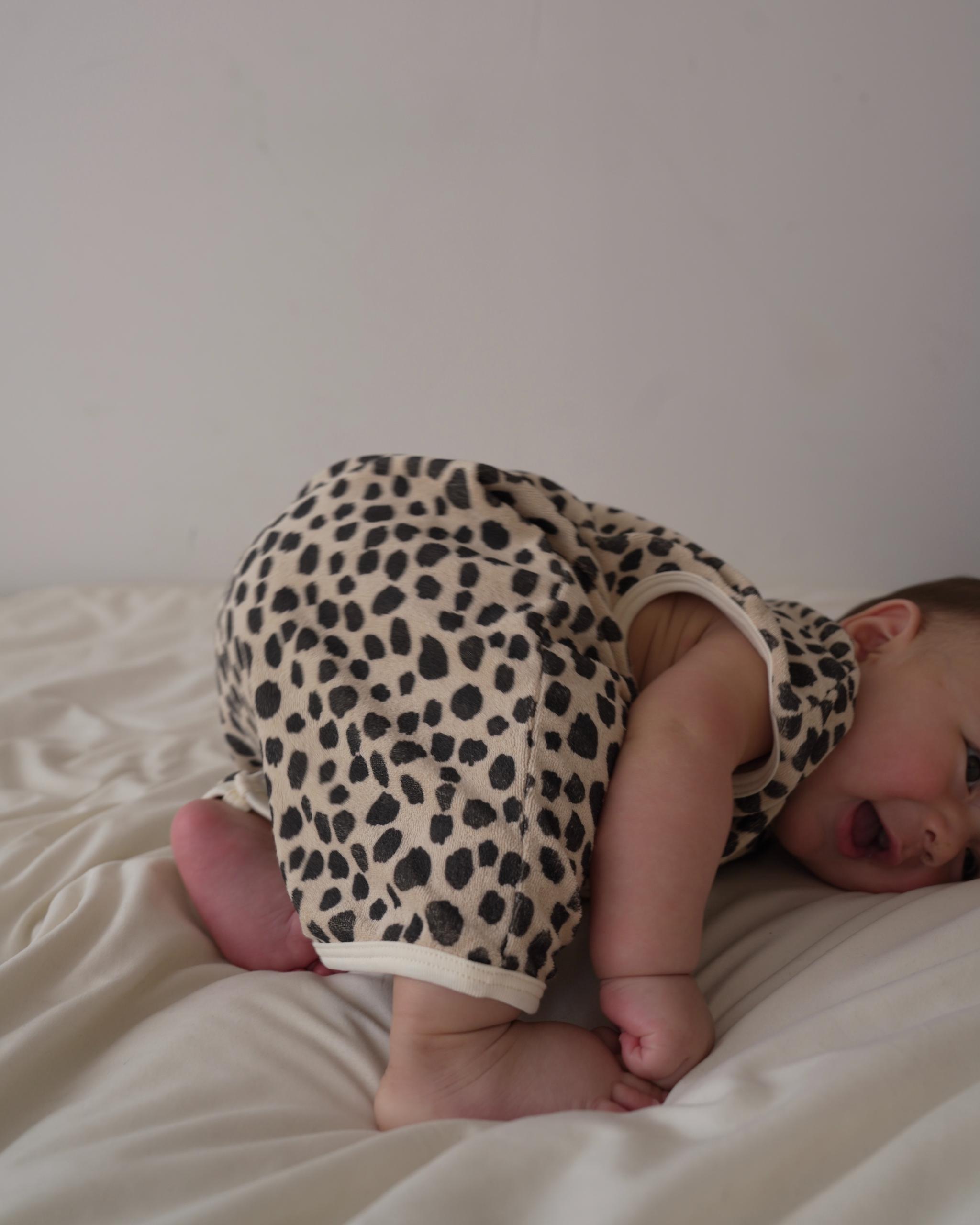 camilapole  Tone Leopard Romper
