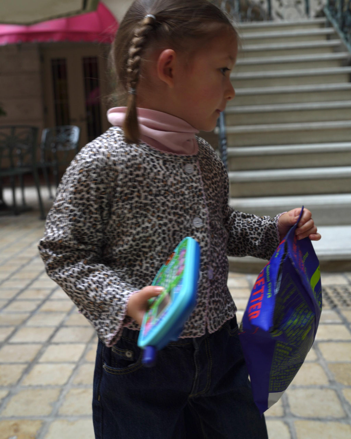 【POPUP先行/10.16 NEW】CAMILAPOLE LITTLE LEOPARD CARDIGAN / KIDS