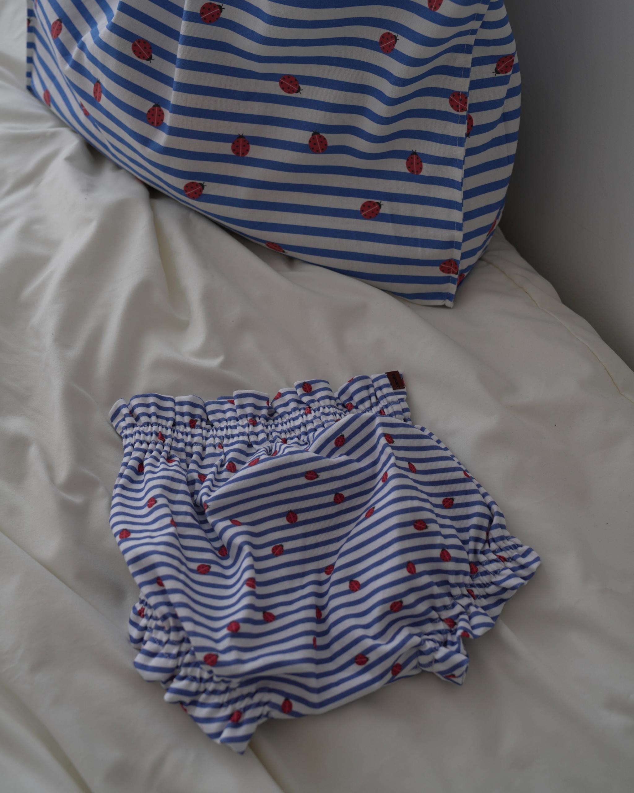camilapole  Ladybug Stripe Bloomer