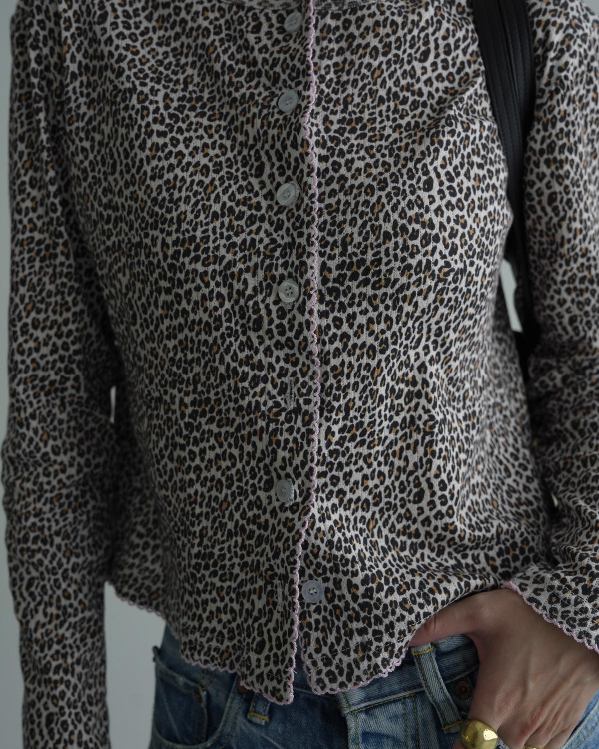 【POPUP先行/10.16 NEW】CAMILAPOLE LITTLE LEOPARD CARDIGAN / LADIES