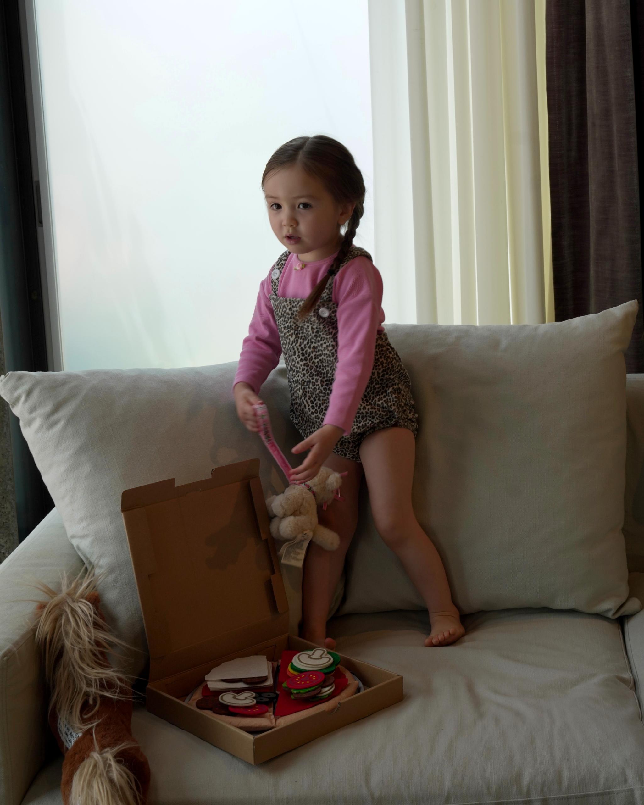 【 8.14 21:00〜LAUNCH 】CAMILAPOLE Little Leopard Bubble Romper