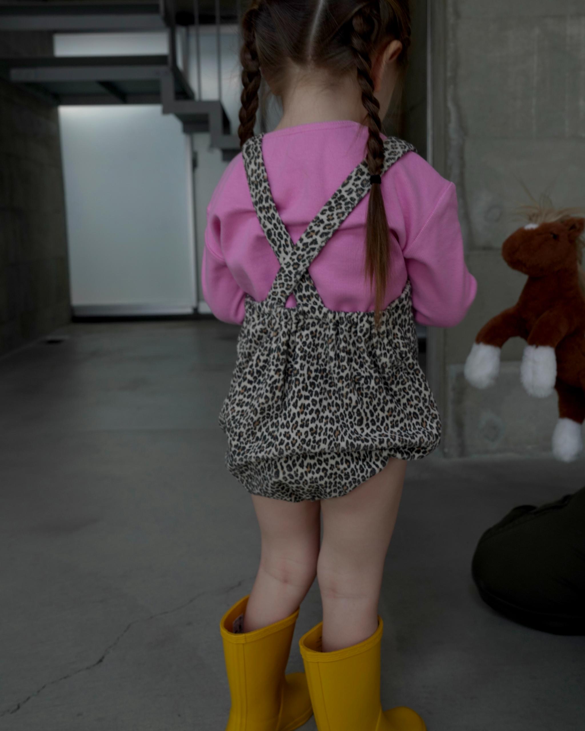 【 8.14 21:00〜LAUNCH 】CAMILAPOLE Little Leopard Bubble Romper