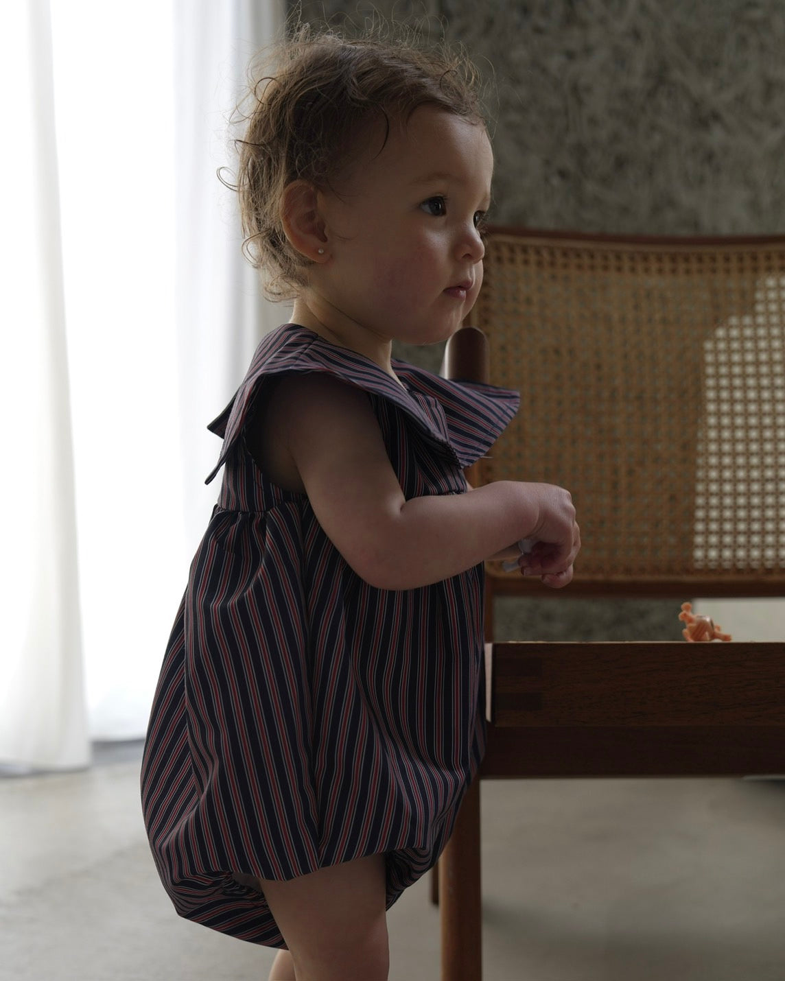 camilapole  CLASSIC STRIPE SAILOR ROMPER