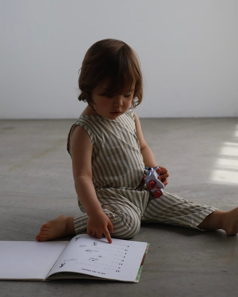 POIMERI  oreo stripe overall