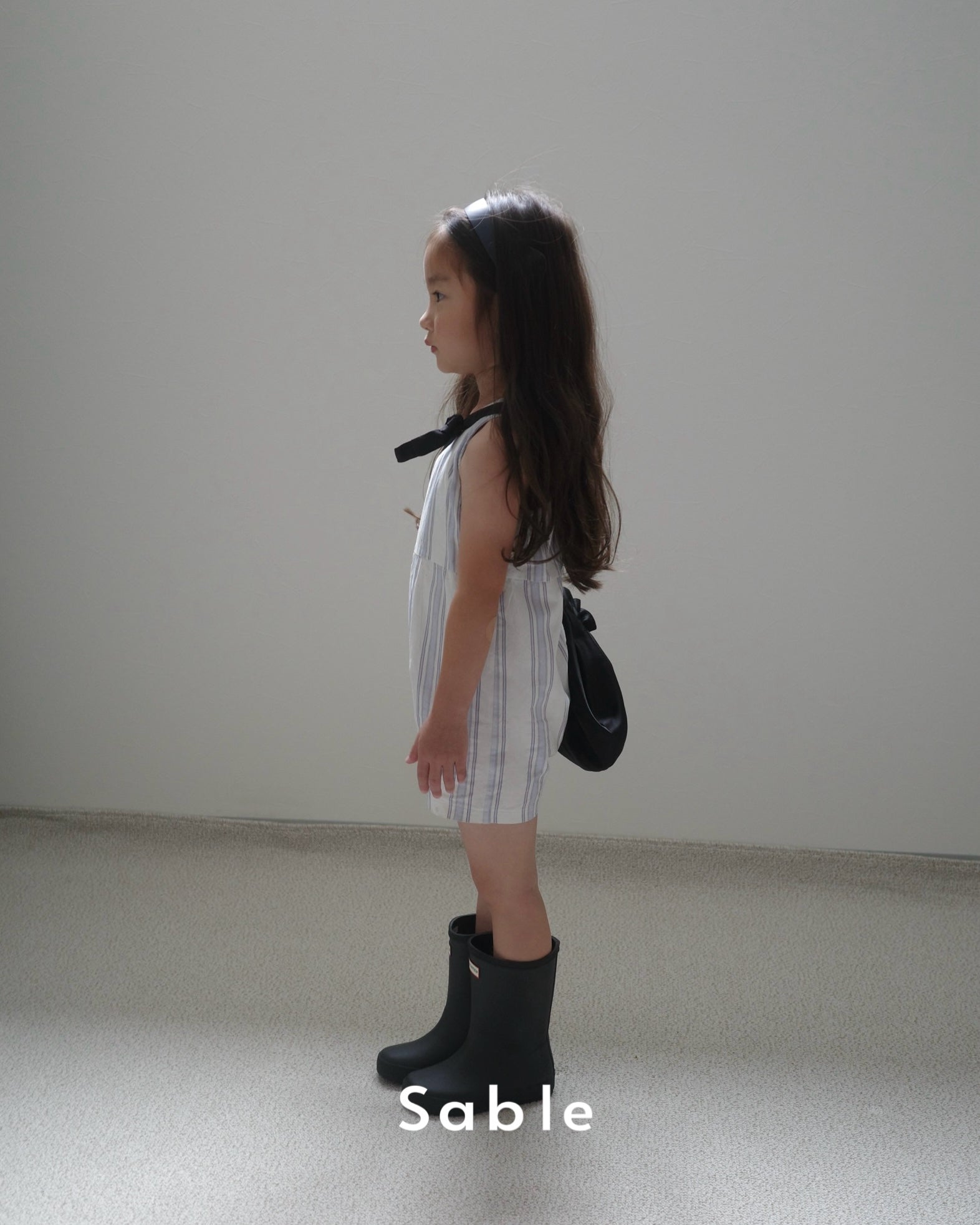 sable  stripe rompers
