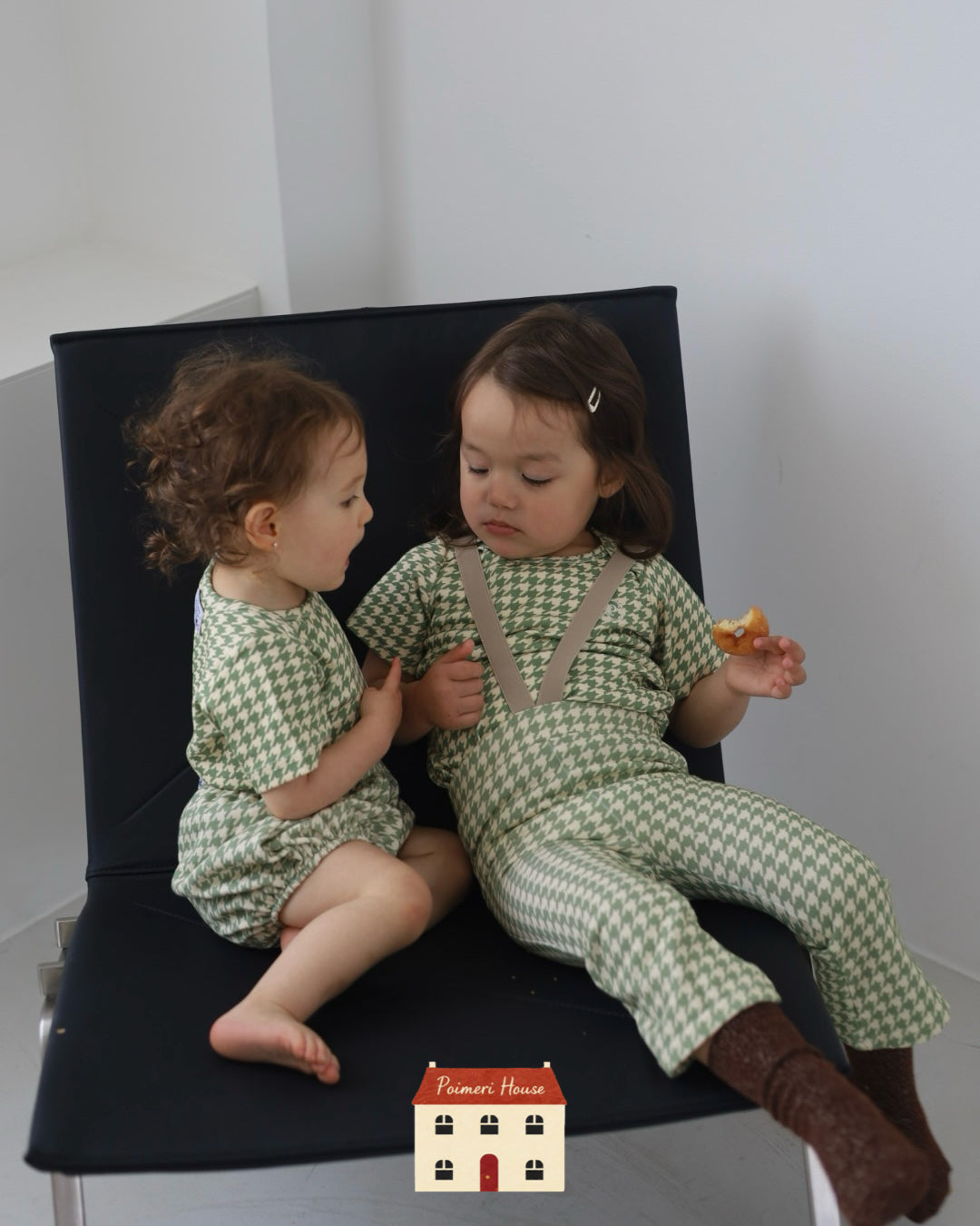 【 6.12 21:00～ Launch 】POIMERI　green houndstooth tops