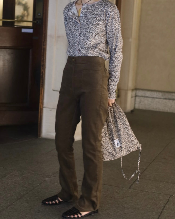 【POPUP先行/10.16 NEW】Catty&Catty CHOCOLATE CORDUROY FLARE PANTS / ADULT SIZE
